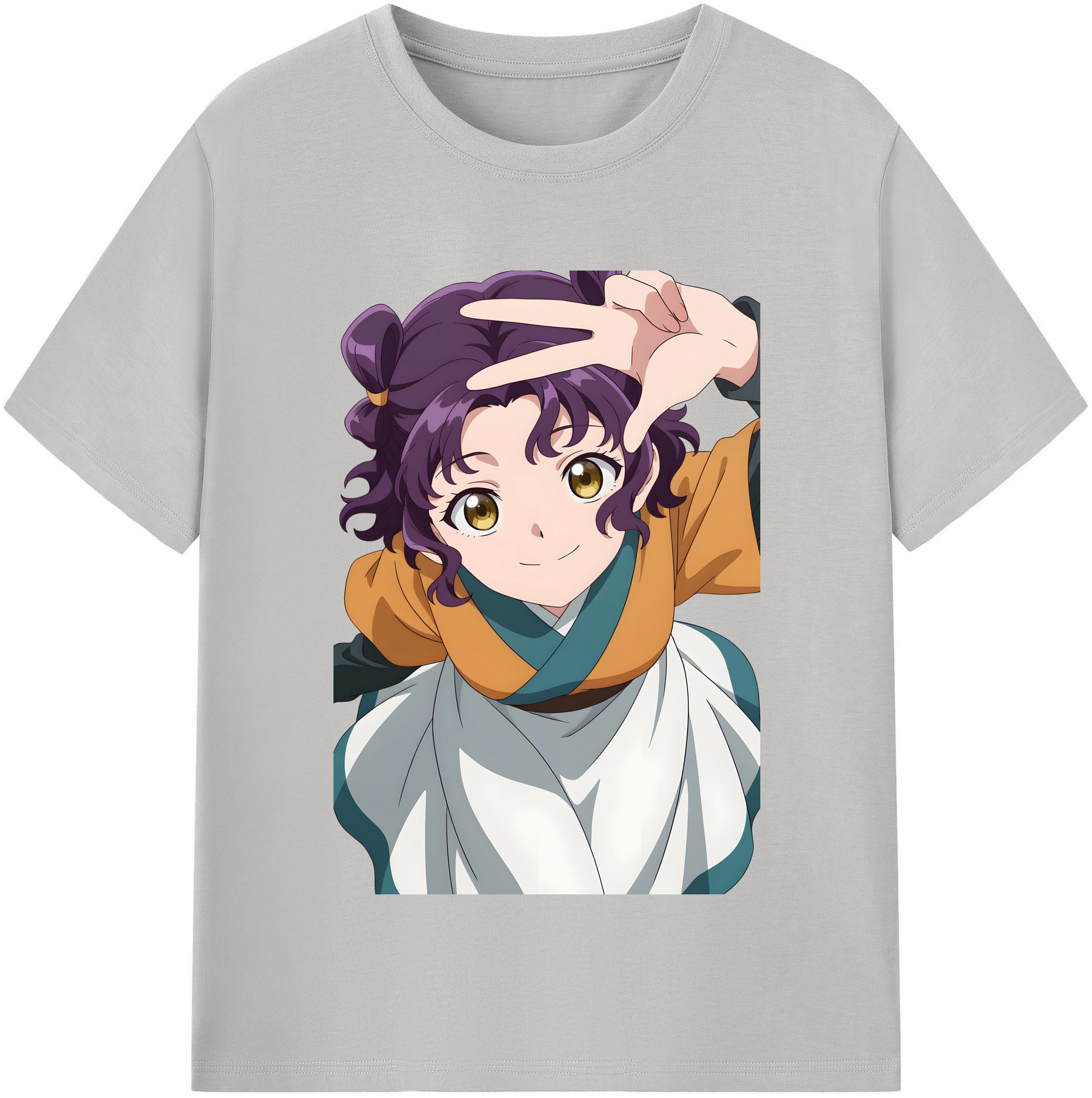 （画像用） 薬屋のひとりごと The Apothecary Diaries レディースカジュアルプリントTシャツ（綿100％）