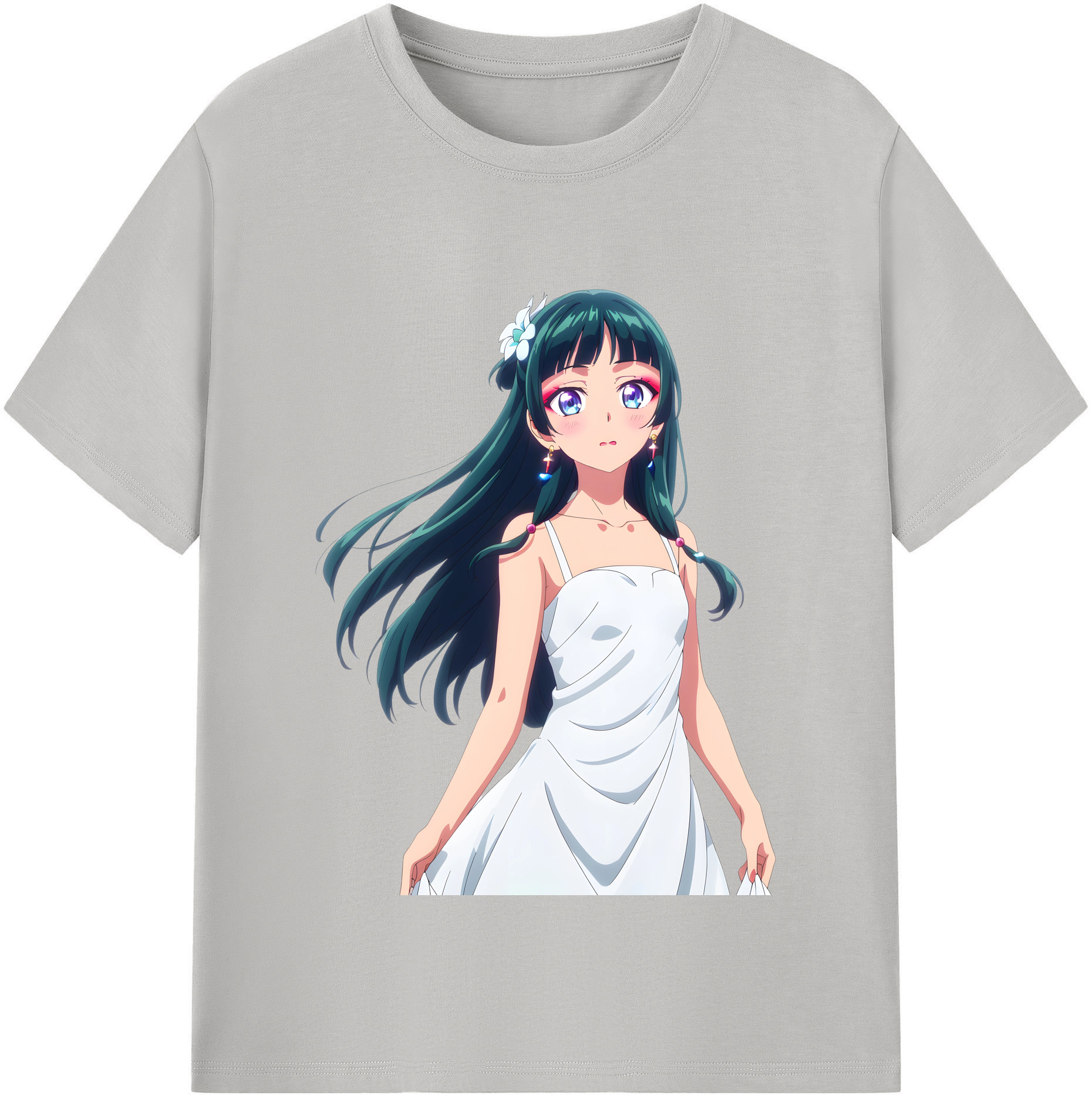 （画像用） 薬屋のひとりごと The Apothecary Diaries レディースカジュアルプリントTシャツ（綿100％）