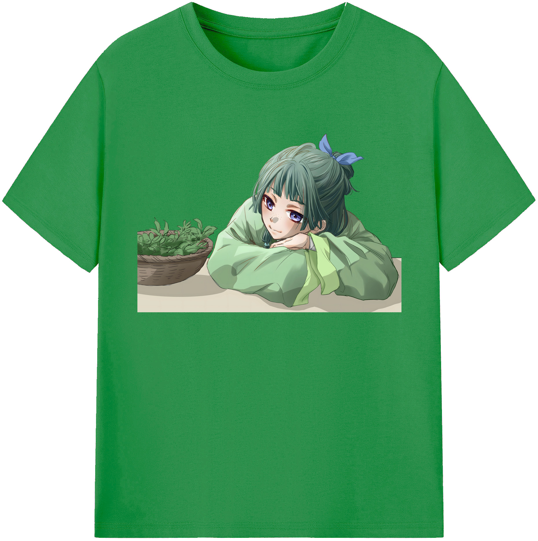 （画像用） 薬屋のひとりごと The Apothecary Diaries レディースカジュアルプリントTシャツ（綿100％）