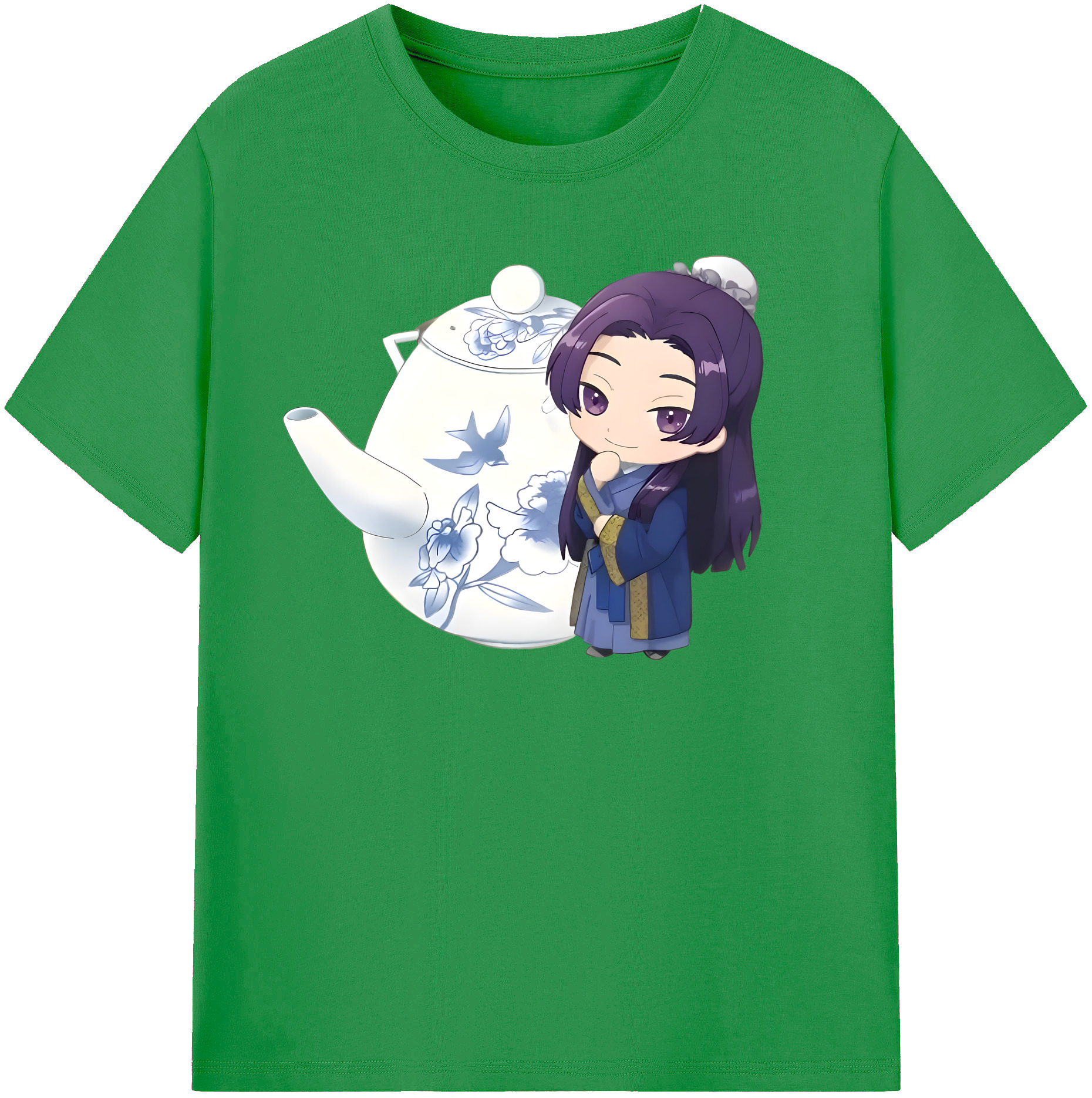 （画像用） 薬屋のひとりごと The Apothecary Diaries レディースカジュアルプリントTシャツ（綿100％）