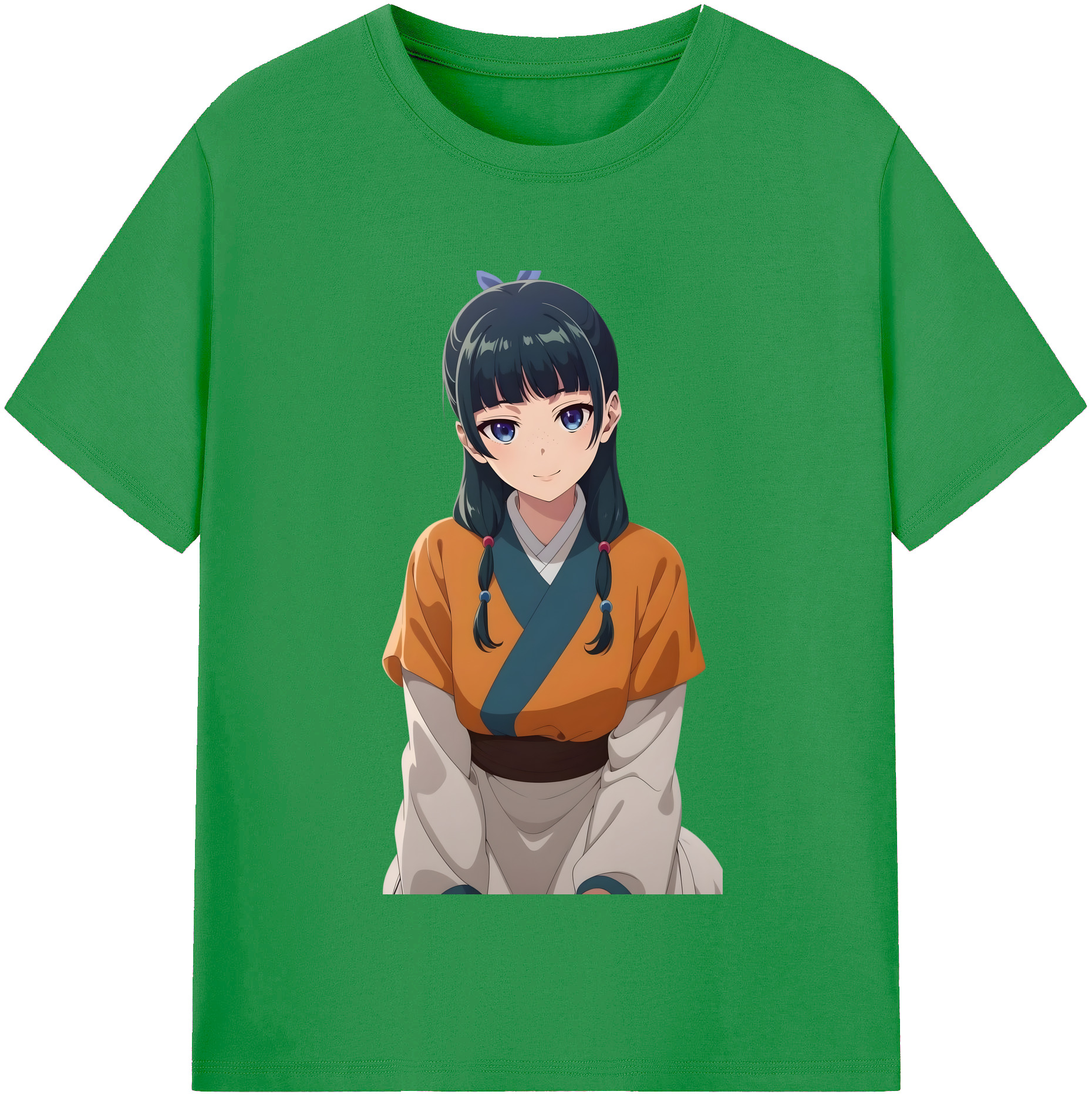 （画像用） 薬屋のひとりごと The Apothecary Diaries レディースカジュアルプリントTシャツ（綿100％）