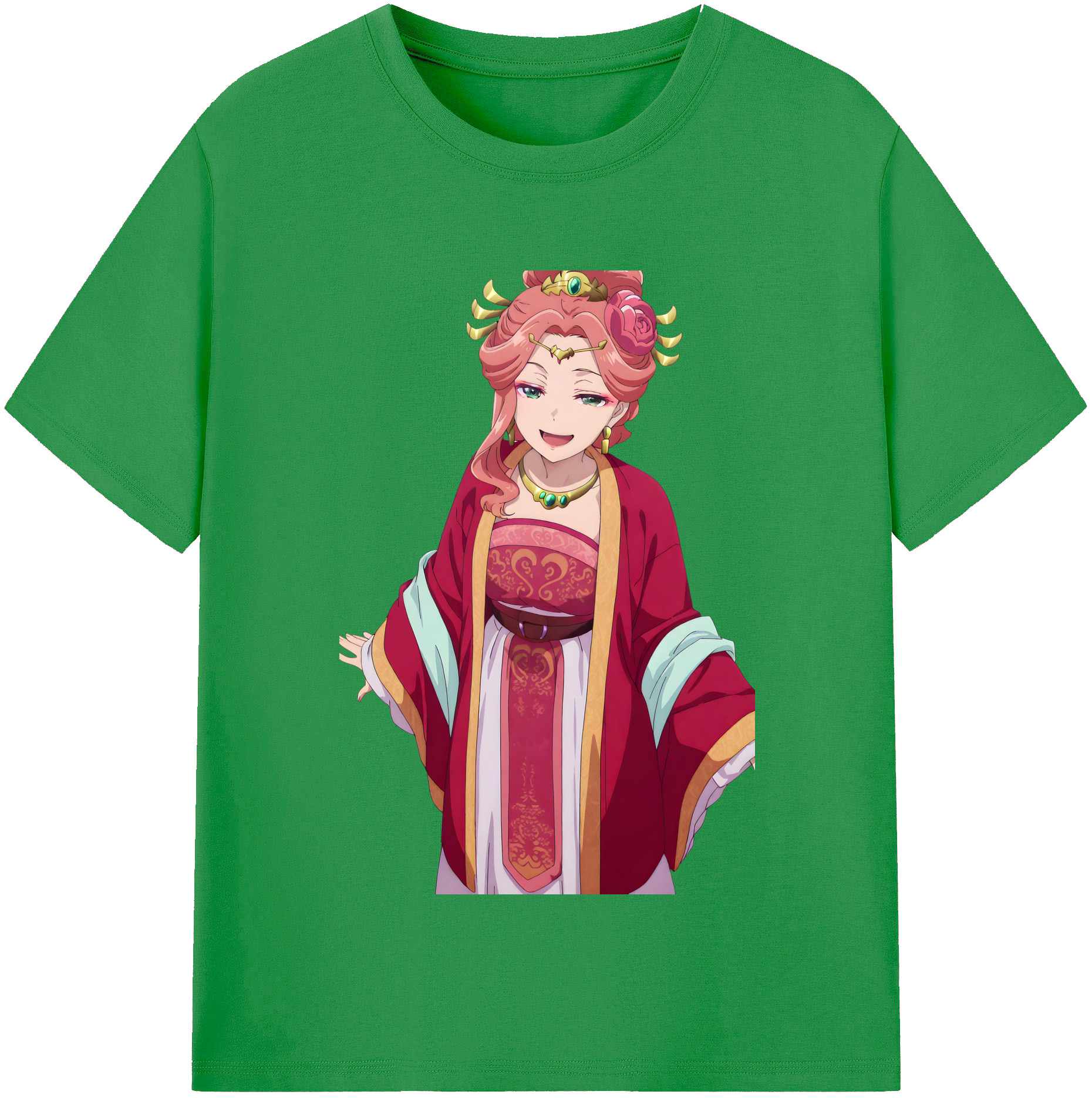 （画像用） 薬屋のひとりごと The Apothecary Diaries レディースカジュアルプリントTシャツ（綿100％）