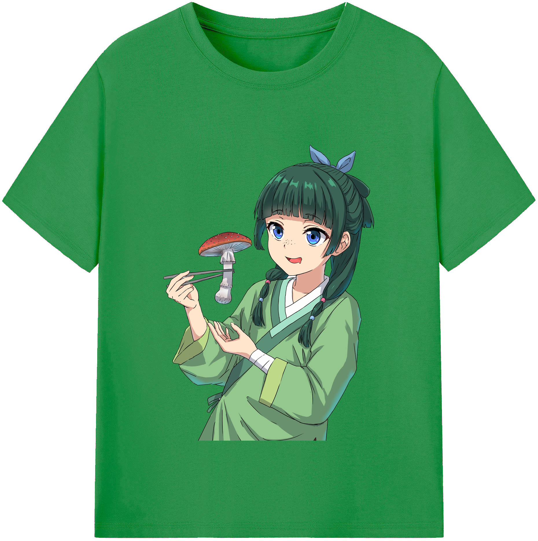 （画像用） 薬屋のひとりごと The Apothecary Diaries レディースカジュアルプリントTシャツ（綿100％）