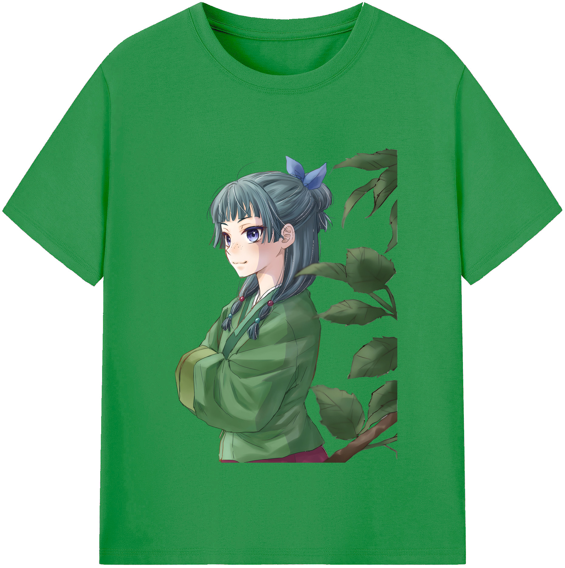 （画像用） 薬屋のひとりごと The Apothecary Diaries レディースカジュアルプリントTシャツ（綿100％）