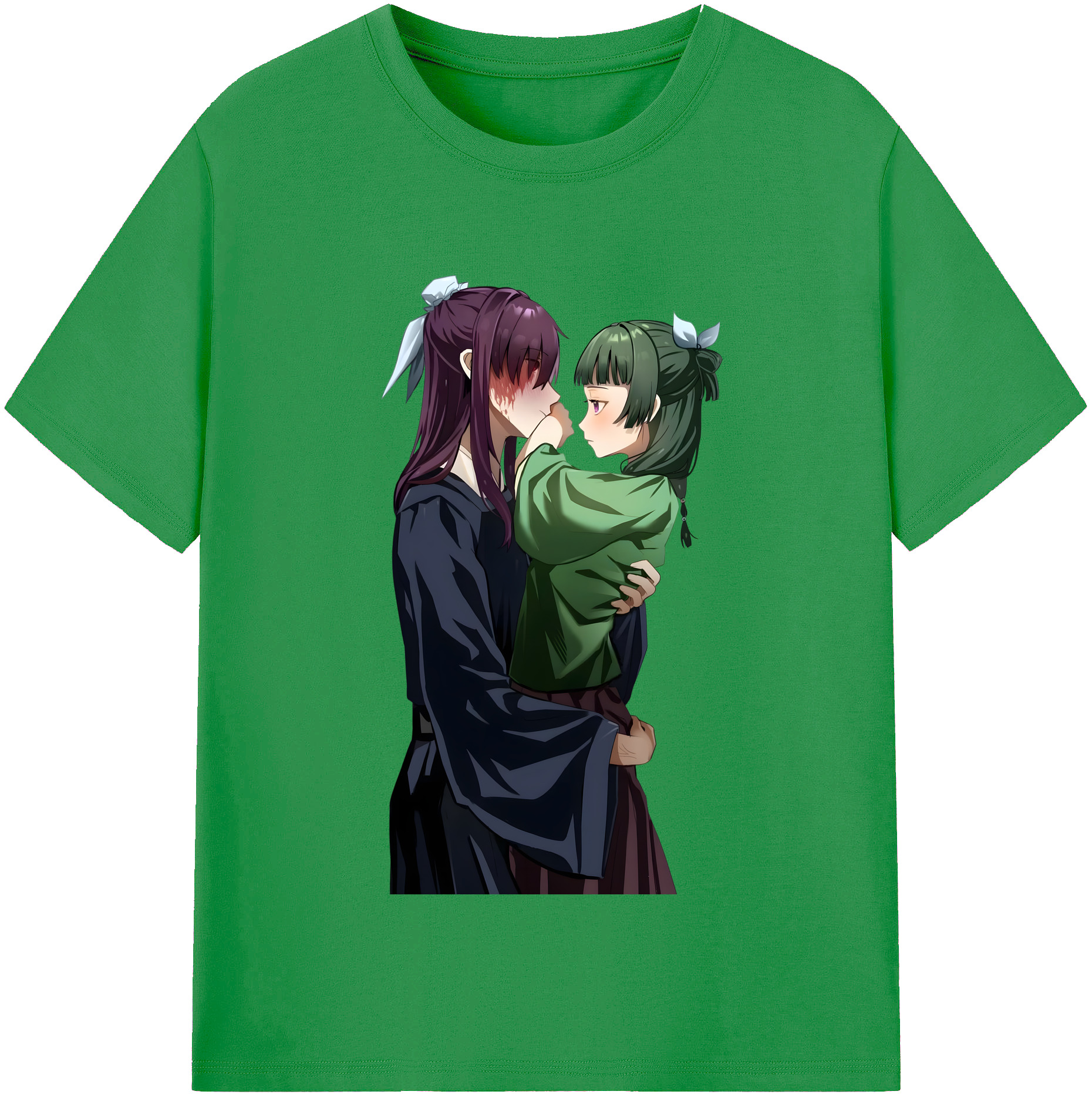 （画像用） 薬屋のひとりごと The Apothecary Diaries レディースカジュアルプリントTシャツ（綿100％）