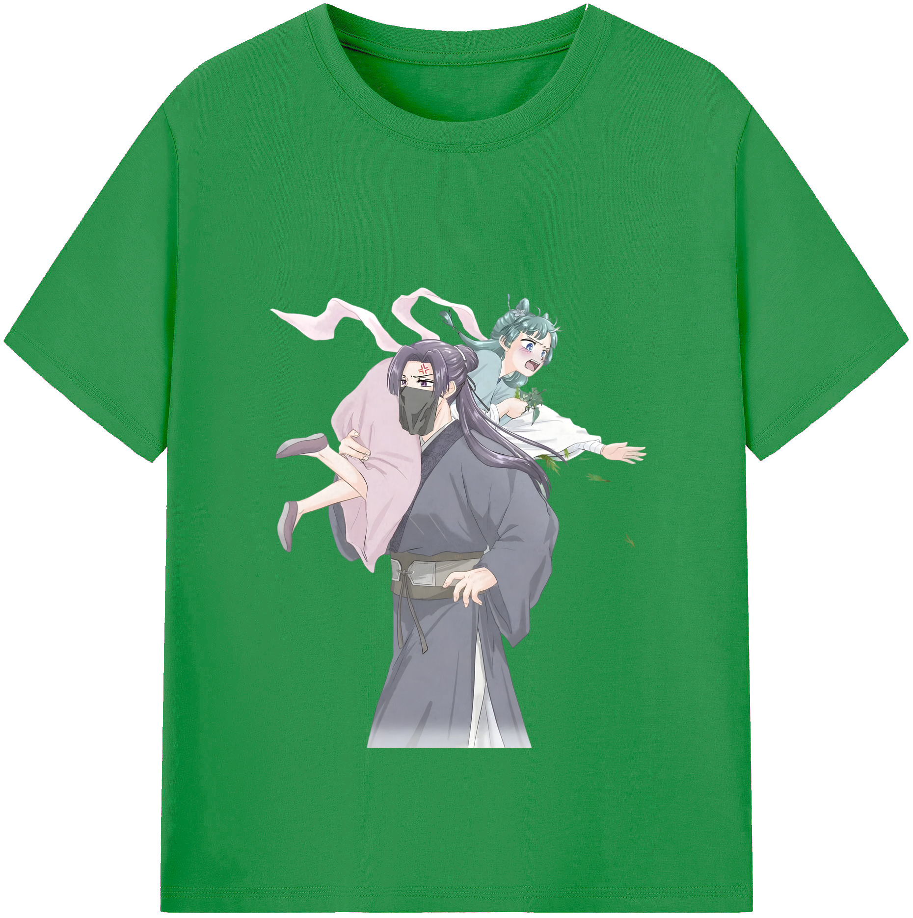 （画像用） 薬屋のひとりごと The Apothecary Diaries レディースカジュアルプリントTシャツ（綿100％）