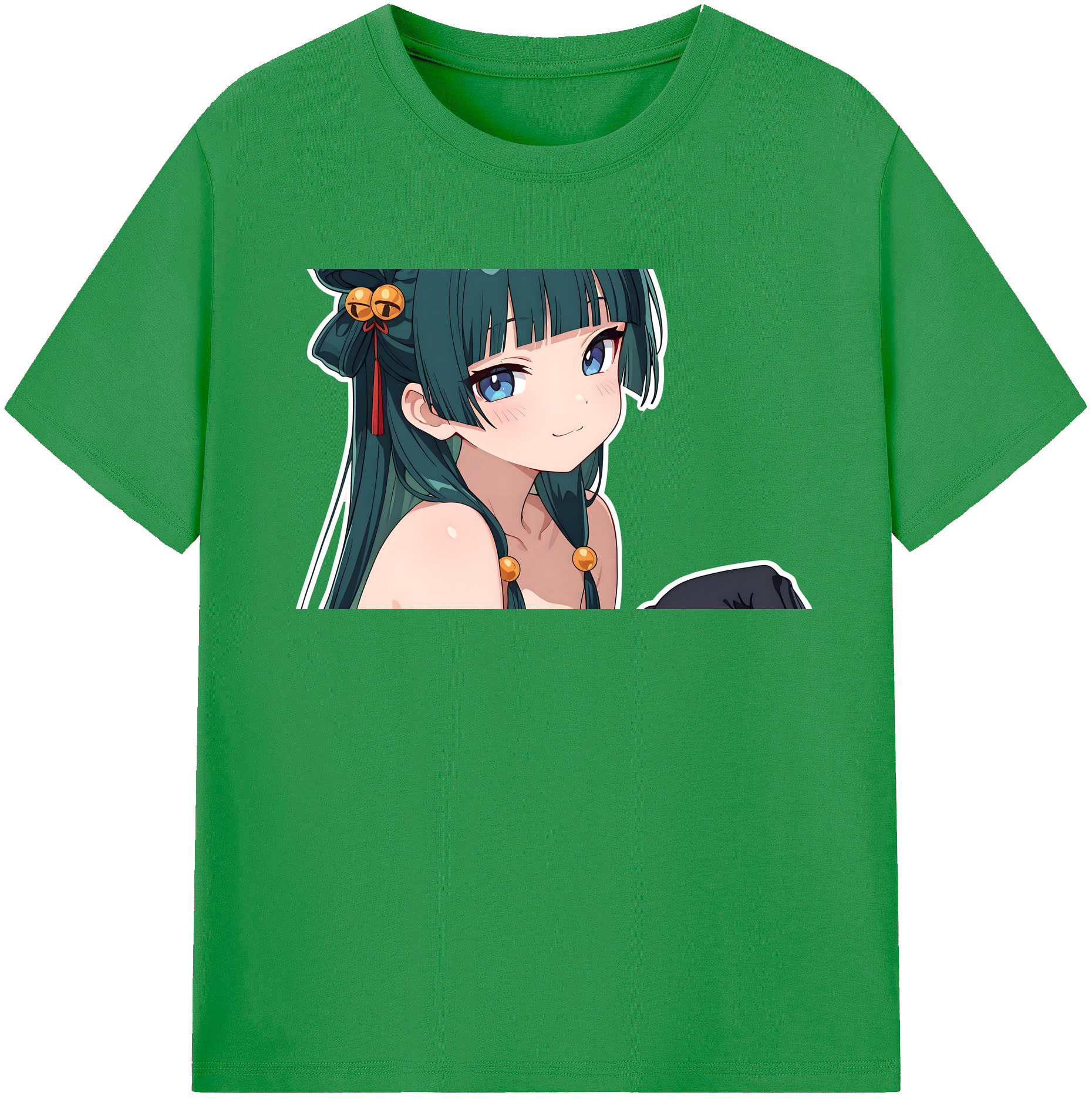 （画像用） 薬屋のひとりごと The Apothecary Diaries レディースカジュアルプリントTシャツ（綿100％）