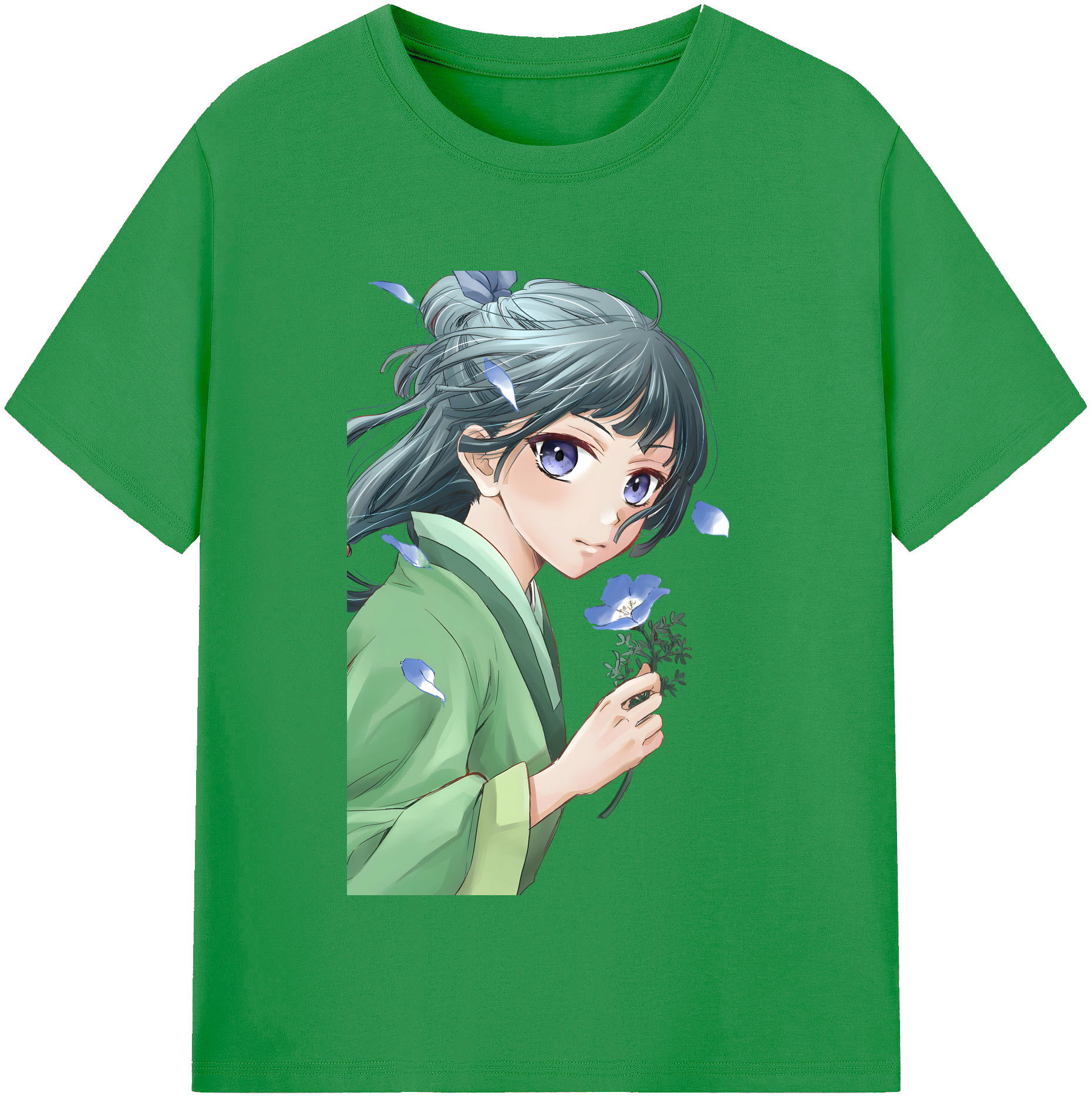 （画像用） 薬屋のひとりごと The Apothecary Diaries レディースカジュアルプリントTシャツ（綿100％）