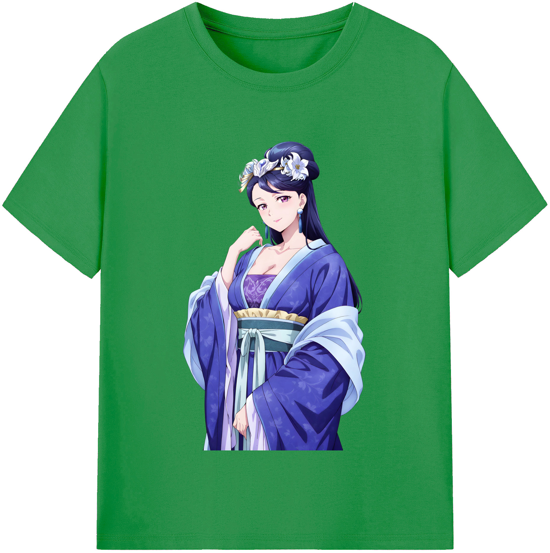 （画像用） 薬屋のひとりごと The Apothecary Diaries レディースカジュアルプリントTシャツ（綿100％）