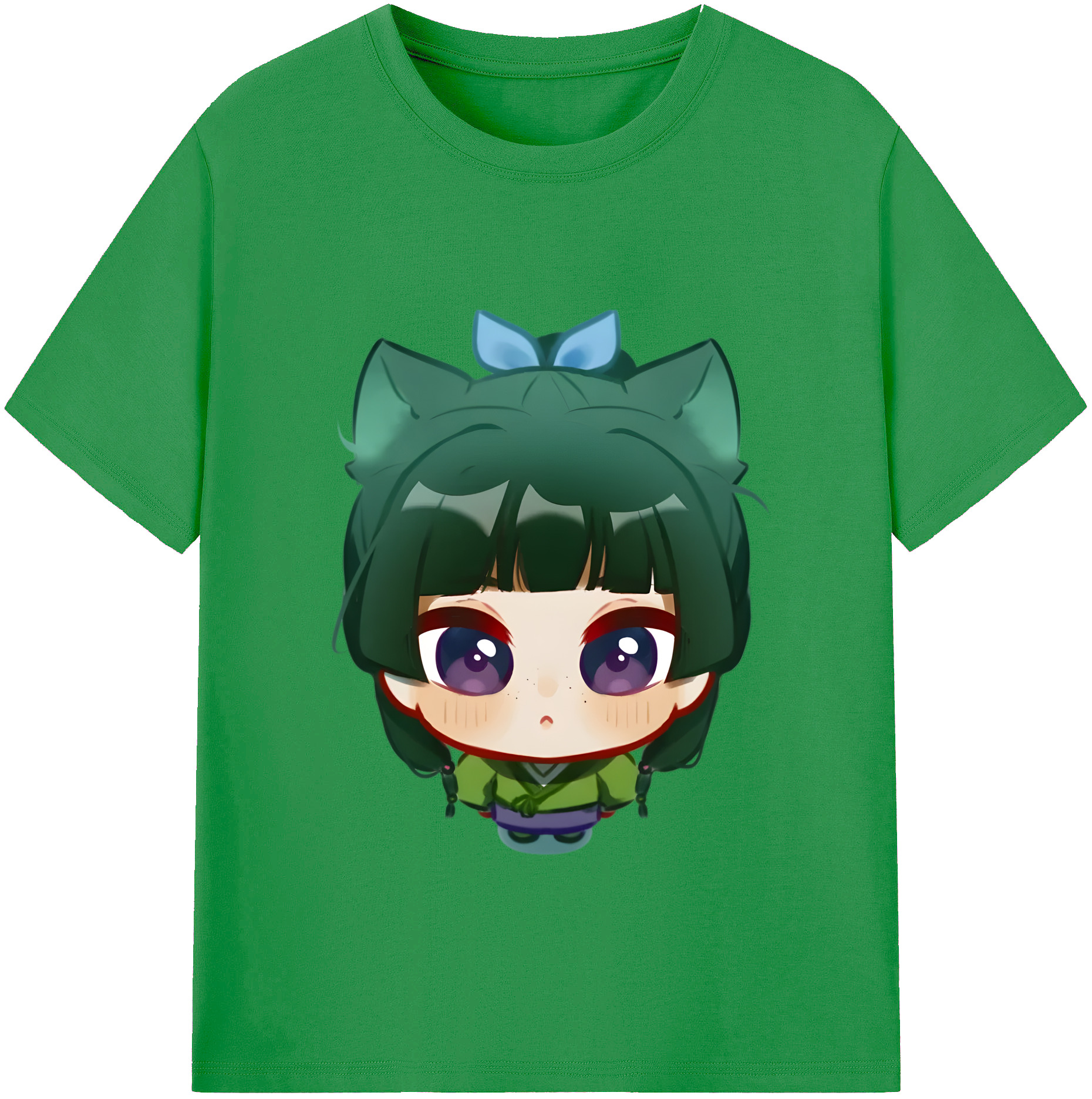 （画像用） 薬屋のひとりごと The Apothecary Diaries レディースカジュアルプリントTシャツ（綿100％）