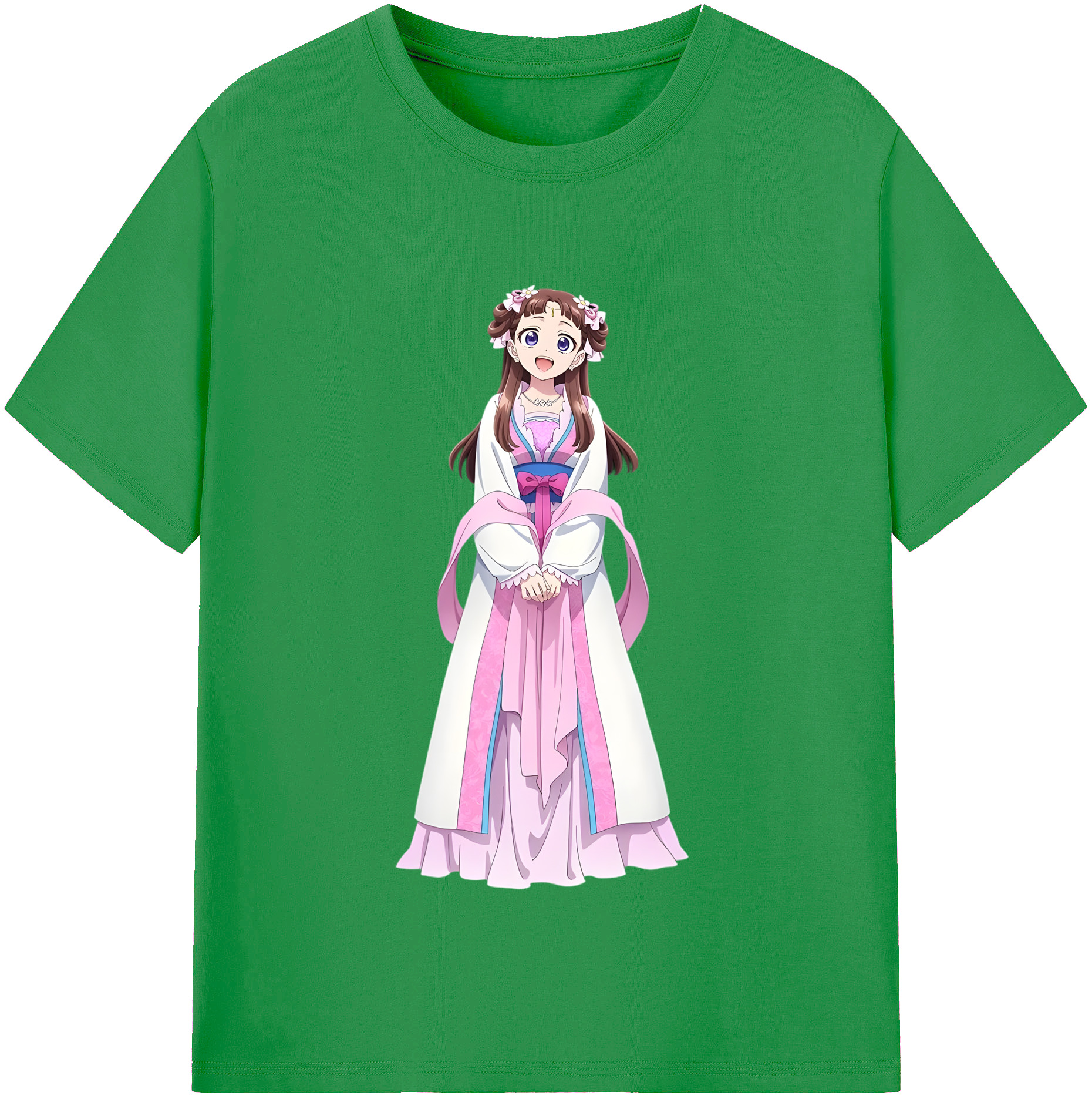 （画像用） 薬屋のひとりごと The Apothecary Diaries レディースカジュアルプリントTシャツ（綿100％）