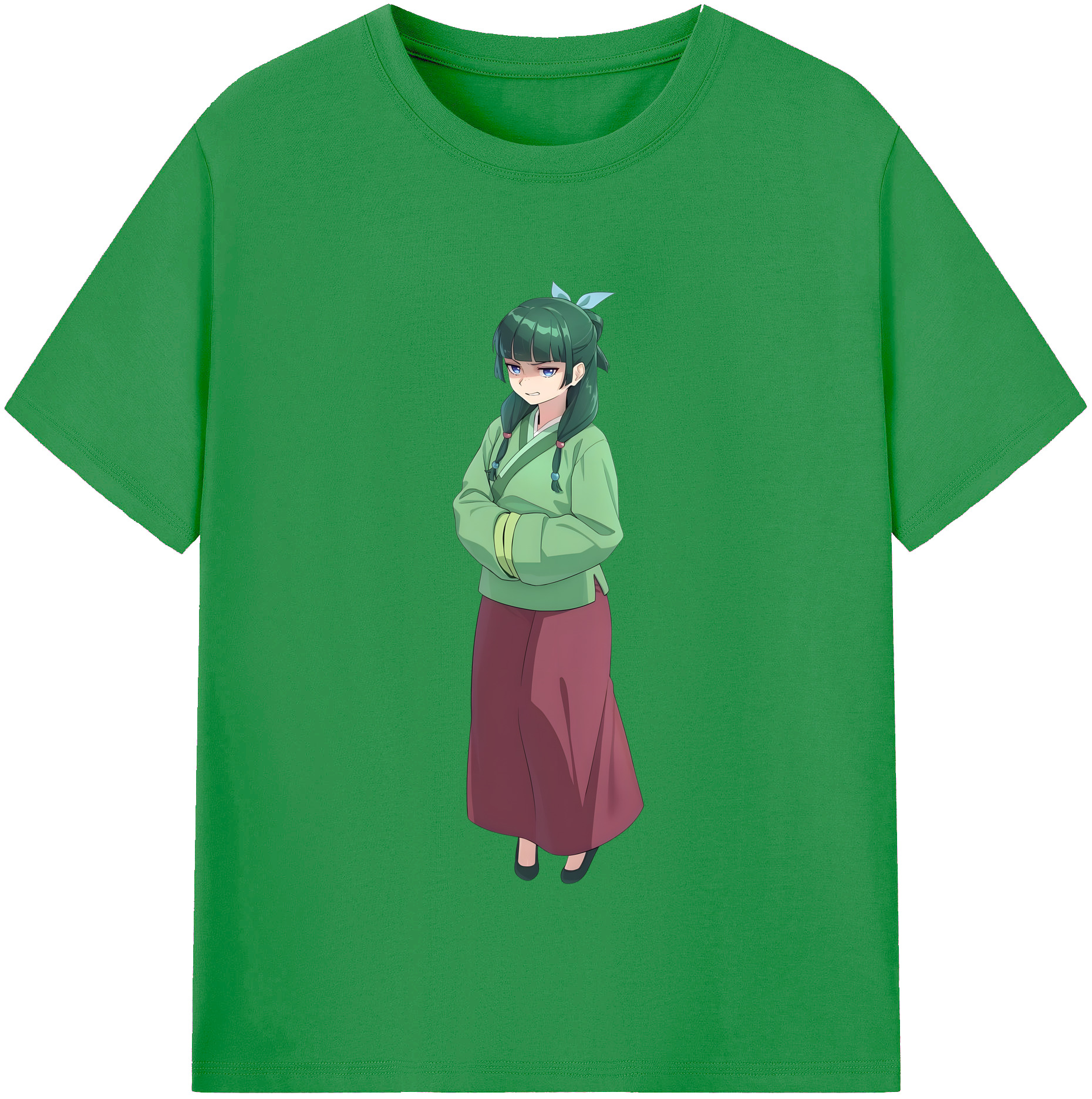 （画像用） 薬屋のひとりごと The Apothecary Diaries レディースカジュアルプリントTシャツ（綿100％）
