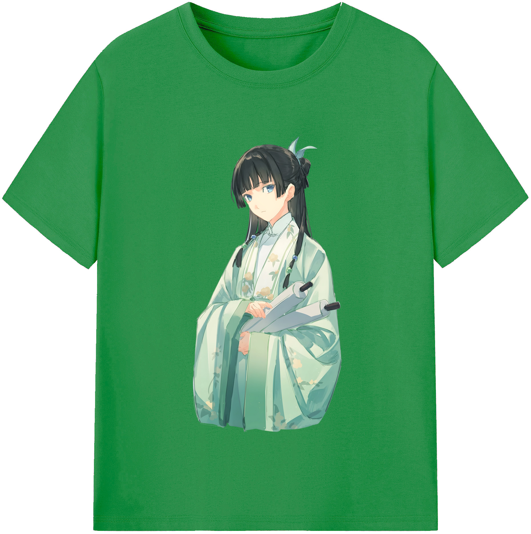 （画像用） 薬屋のひとりごと The Apothecary Diaries レディースカジュアルプリントTシャツ（綿100％）