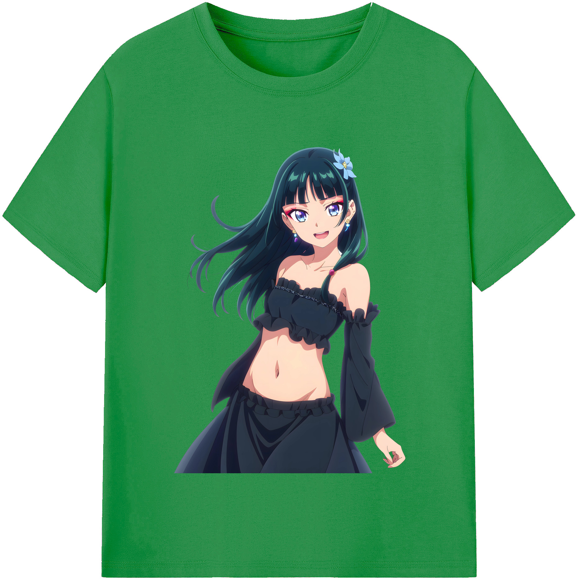 （画像用） 薬屋のひとりごと The Apothecary Diaries レディースカジュアルプリントTシャツ（綿100％）