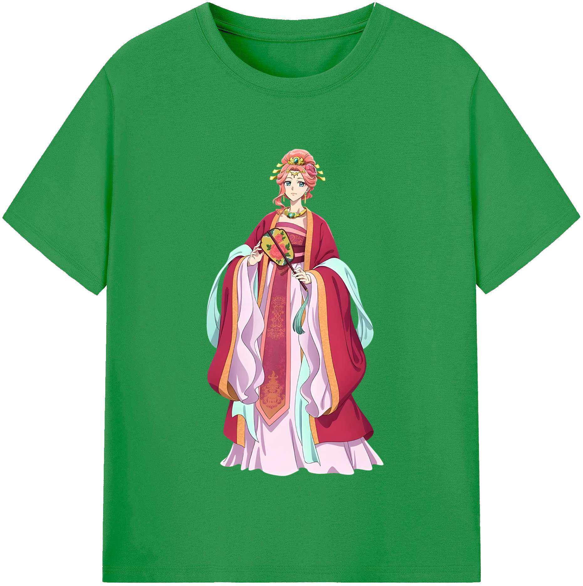 （画像用） 薬屋のひとりごと The Apothecary Diaries レディースカジュアルプリントTシャツ（綿100％）