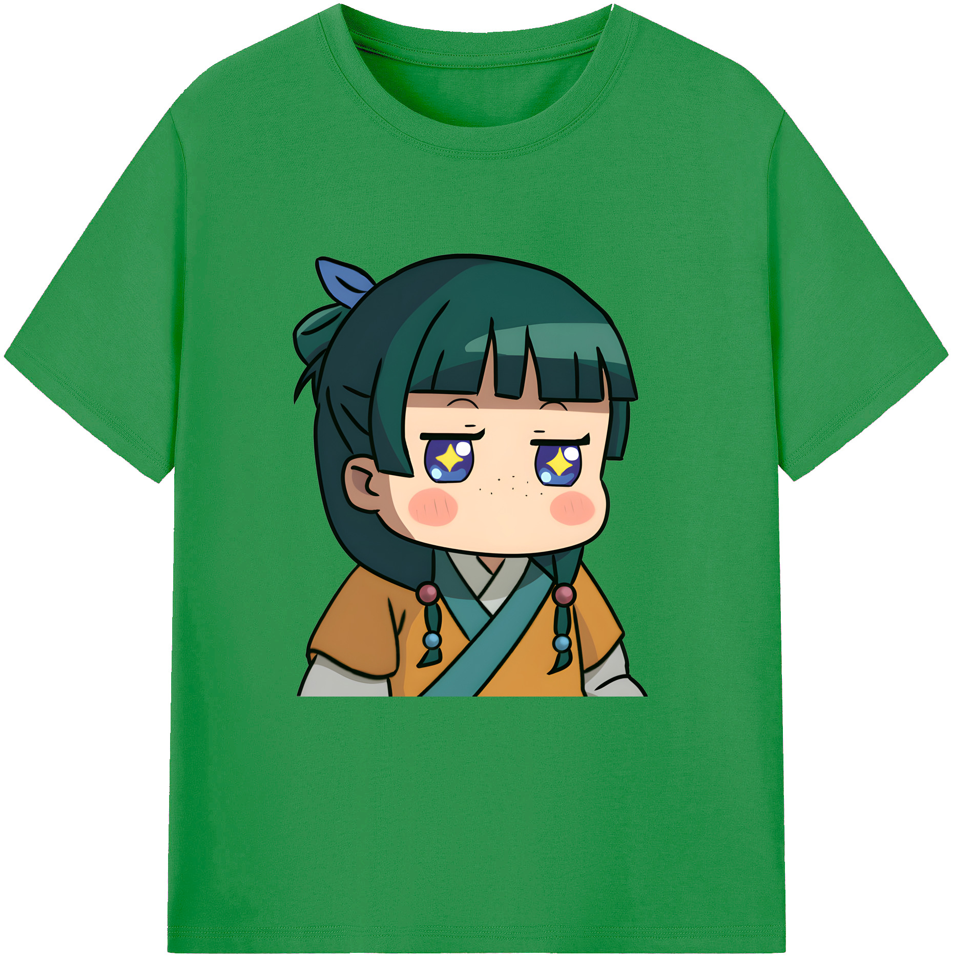 （画像用） 薬屋のひとりごと The Apothecary Diaries レディースカジュアルプリントTシャツ（綿100％）