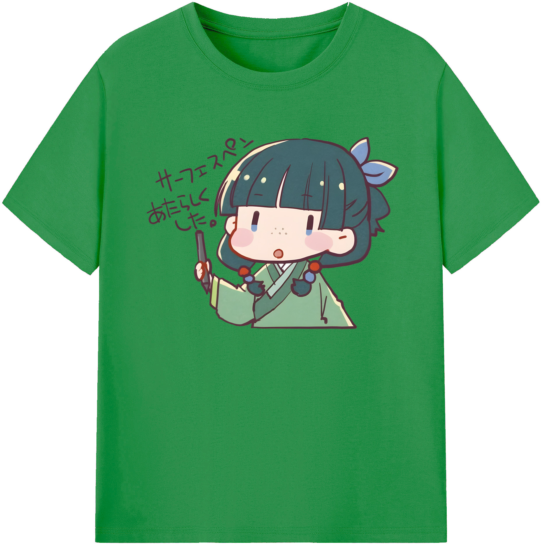 （画像用） 薬屋のひとりごと The Apothecary Diaries レディースカジュアルプリントTシャツ（綿100％）