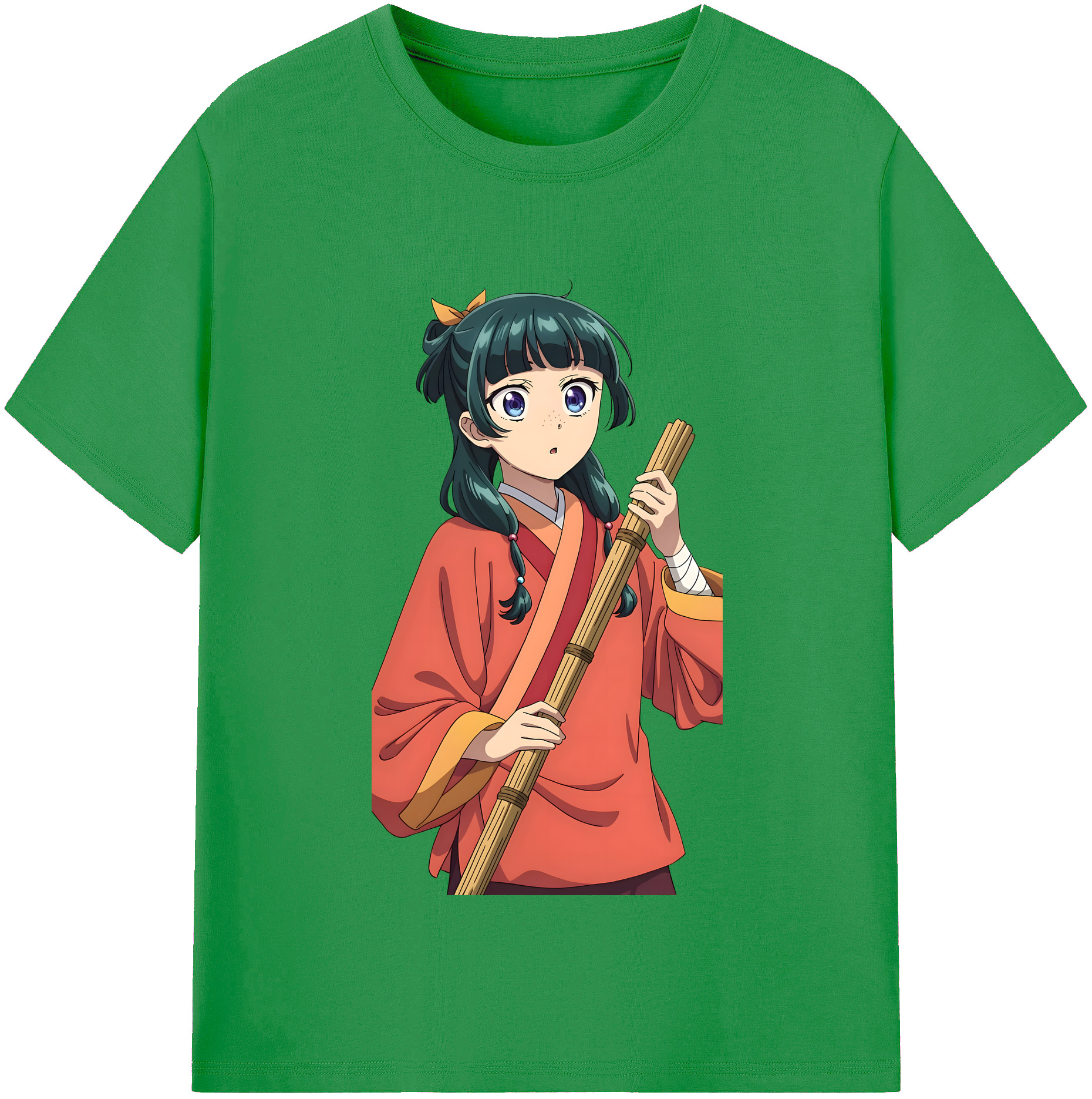 （画像用） 薬屋のひとりごと The Apothecary Diaries レディースカジュアルプリントTシャツ（綿100％）