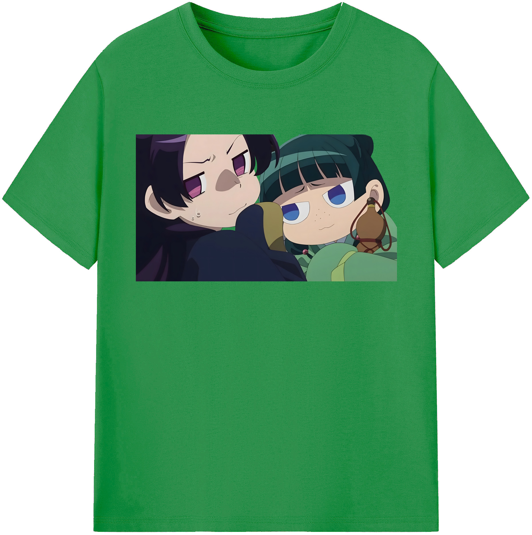 （画像用） 薬屋のひとりごと The Apothecary Diaries レディースカジュアルプリントTシャツ（綿100％）