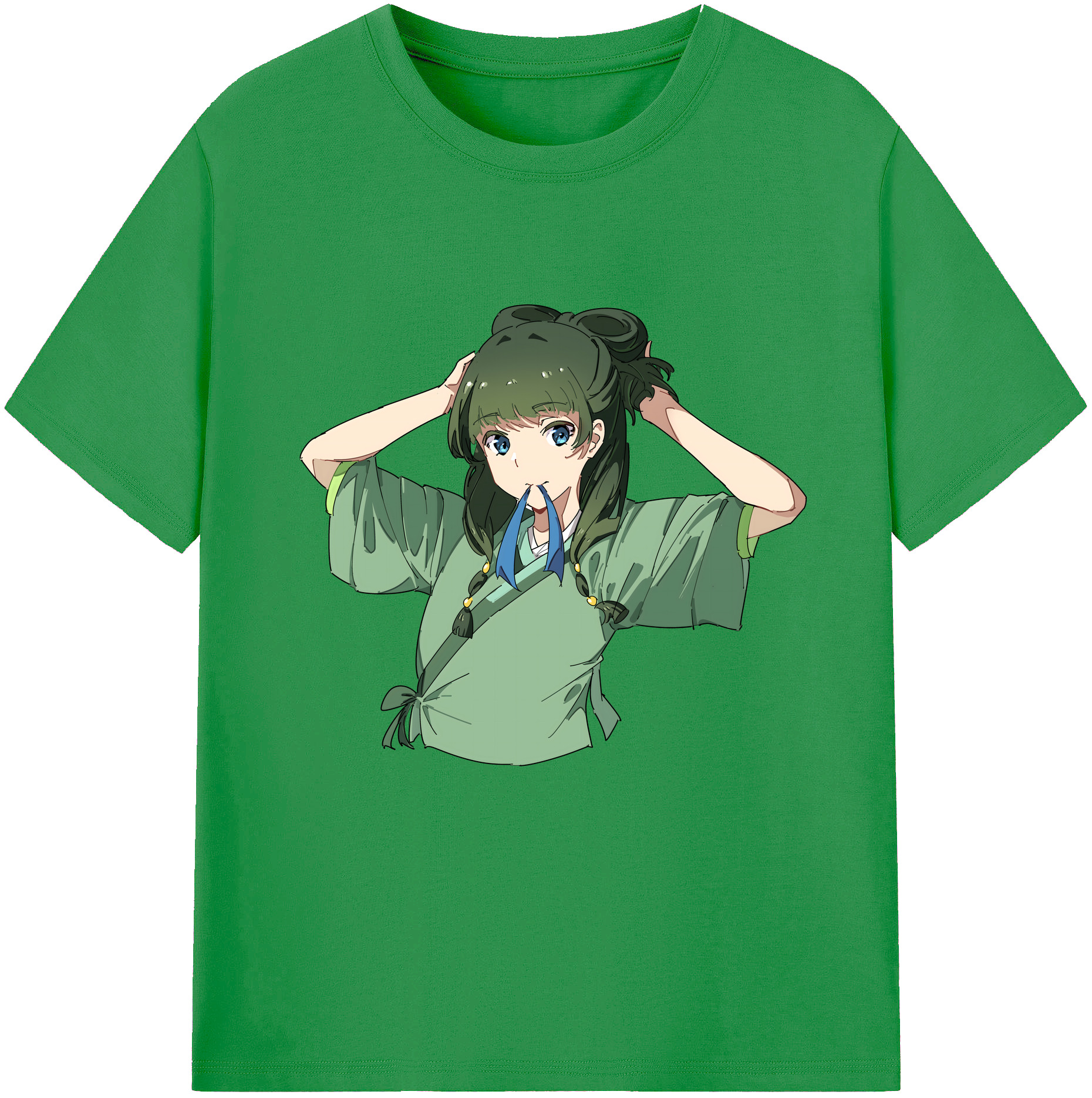 （画像用） 薬屋のひとりごと The Apothecary Diaries レディースカジュアルプリントTシャツ（綿100％）