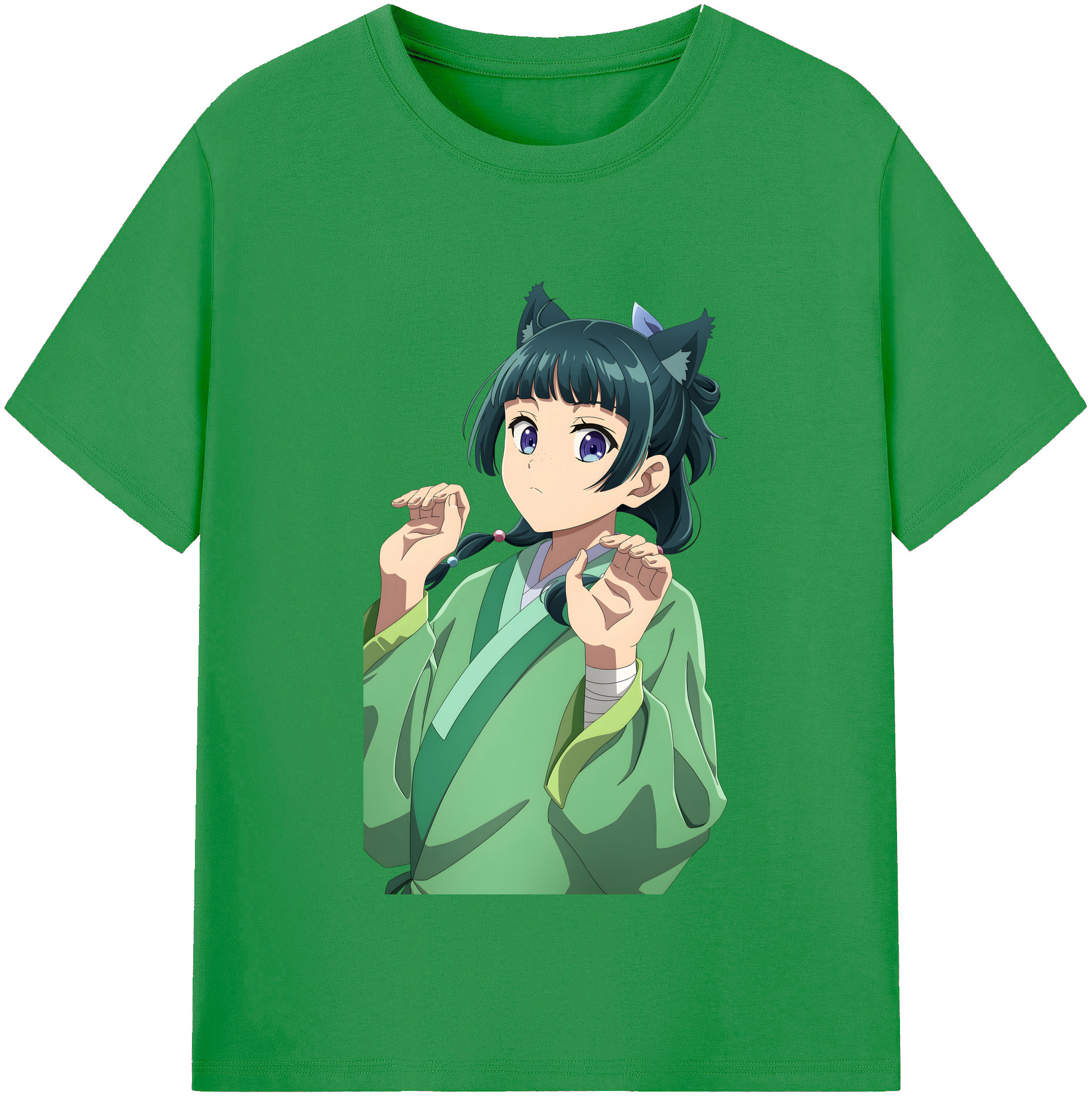 （画像用） 薬屋のひとりごと The Apothecary Diaries レディースカジュアルプリントTシャツ（綿100％）