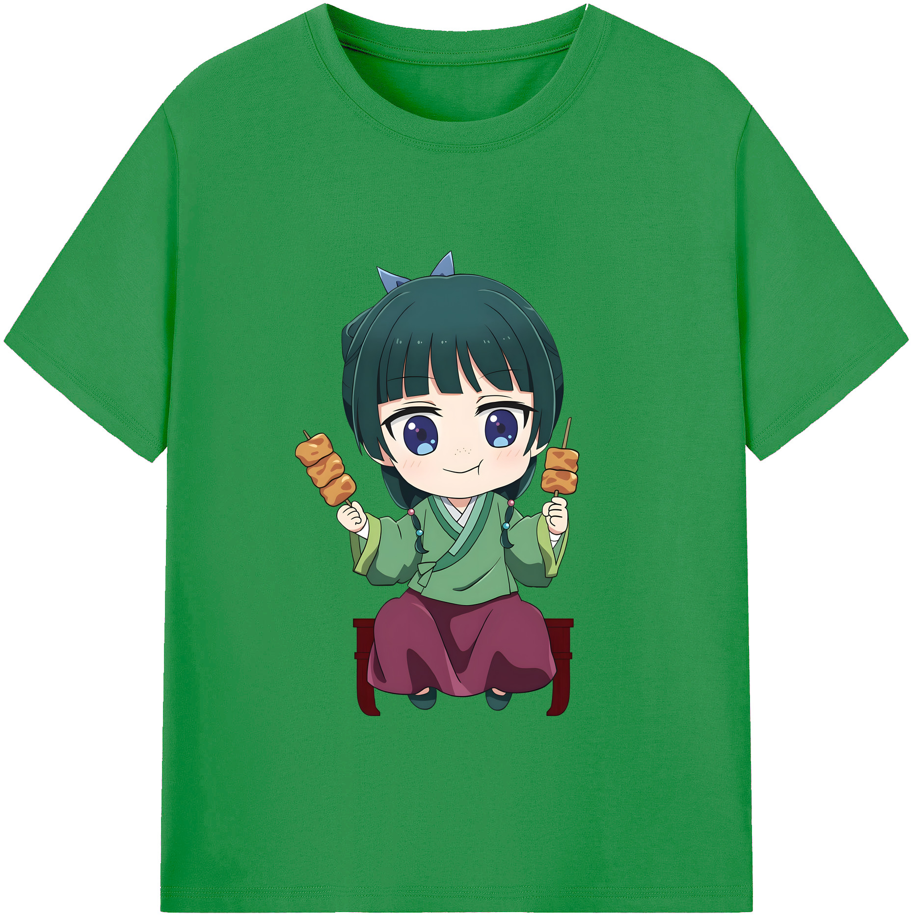 （画像用） 薬屋のひとりごと The Apothecary Diaries レディースカジュアルプリントTシャツ（綿100％）