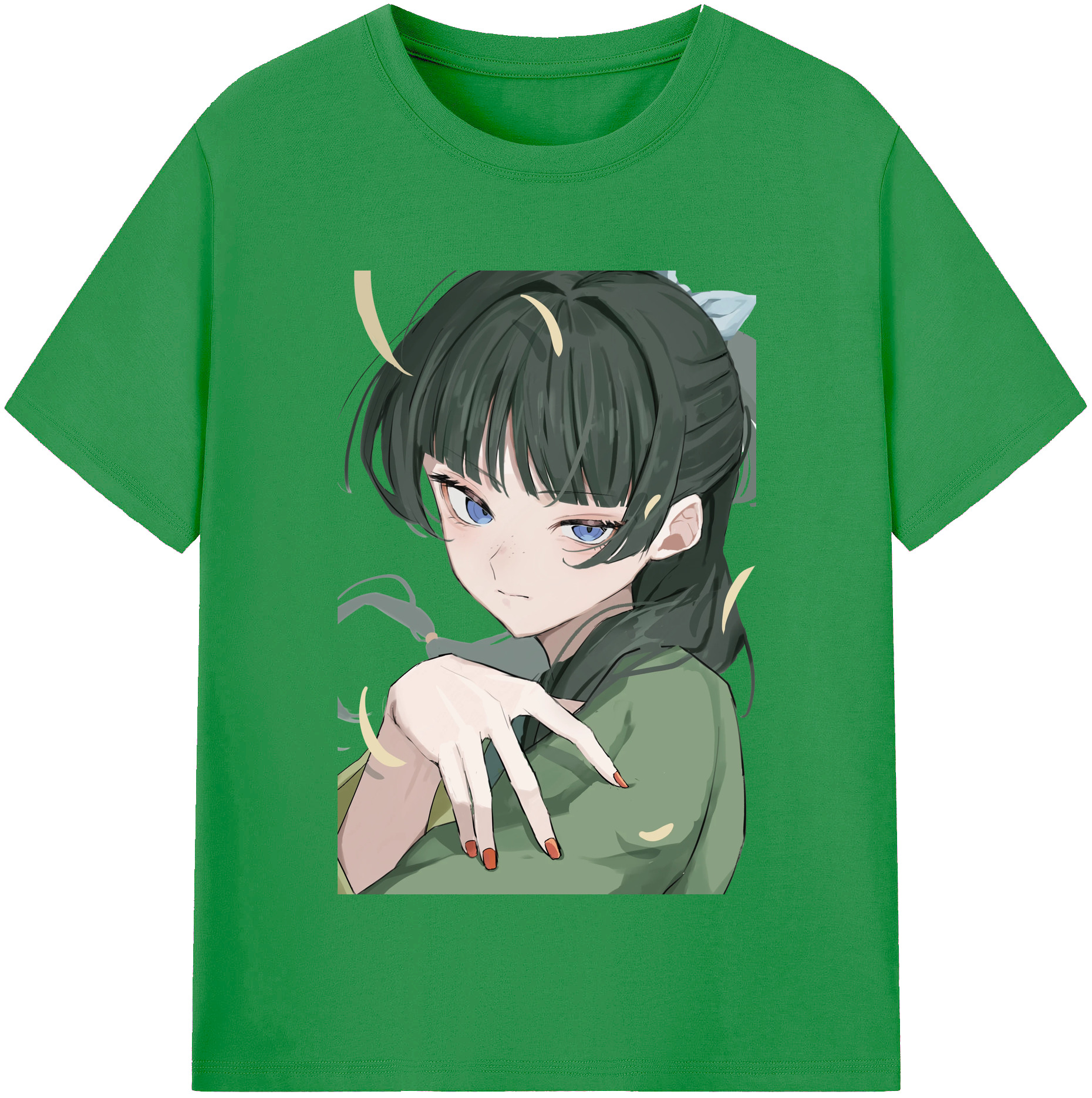 （画像用） 薬屋のひとりごと The Apothecary Diaries レディースカジュアルプリントTシャツ（綿100％）