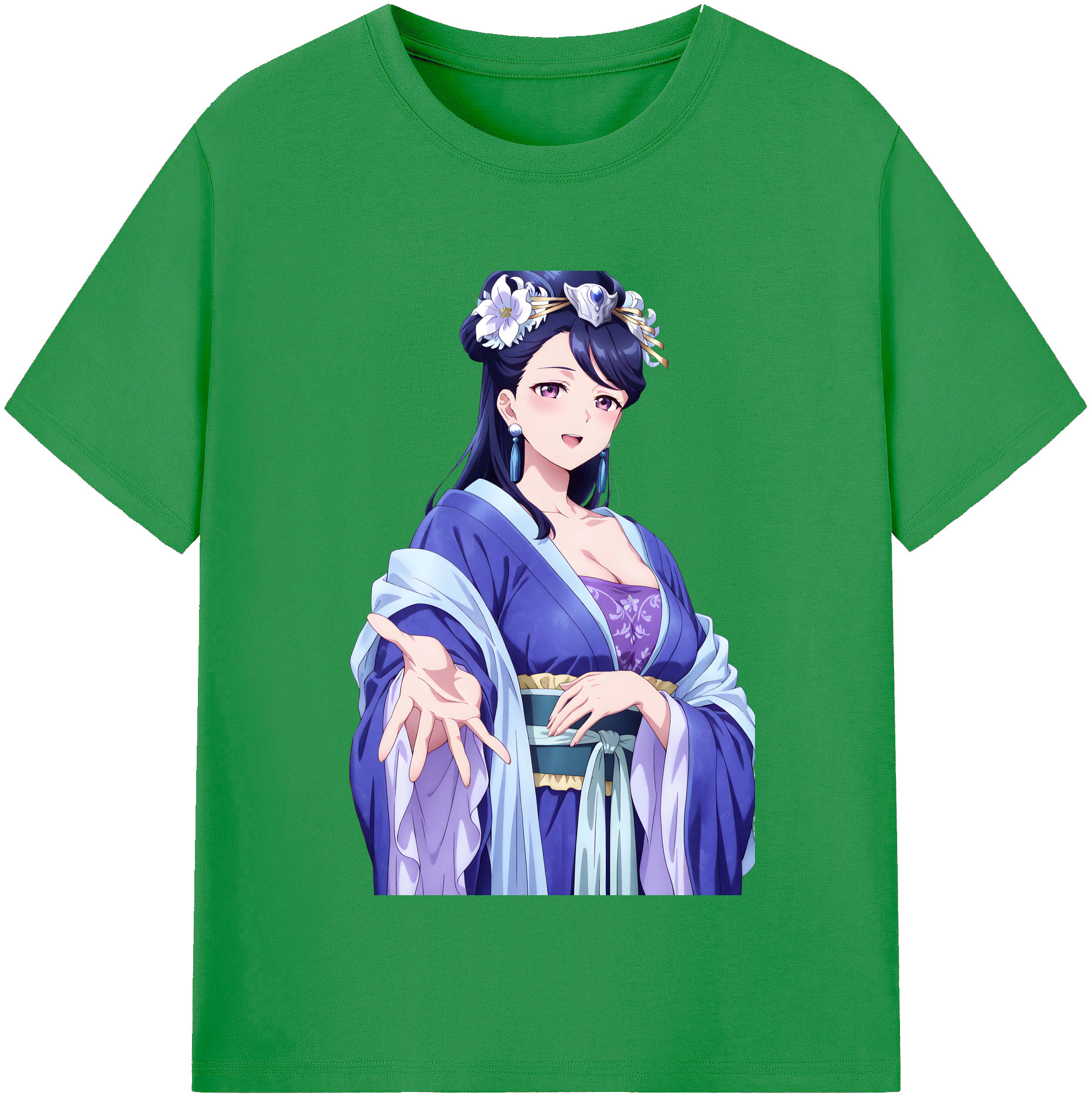（画像用） 薬屋のひとりごと The Apothecary Diaries レディースカジュアルプリントTシャツ（綿100％）