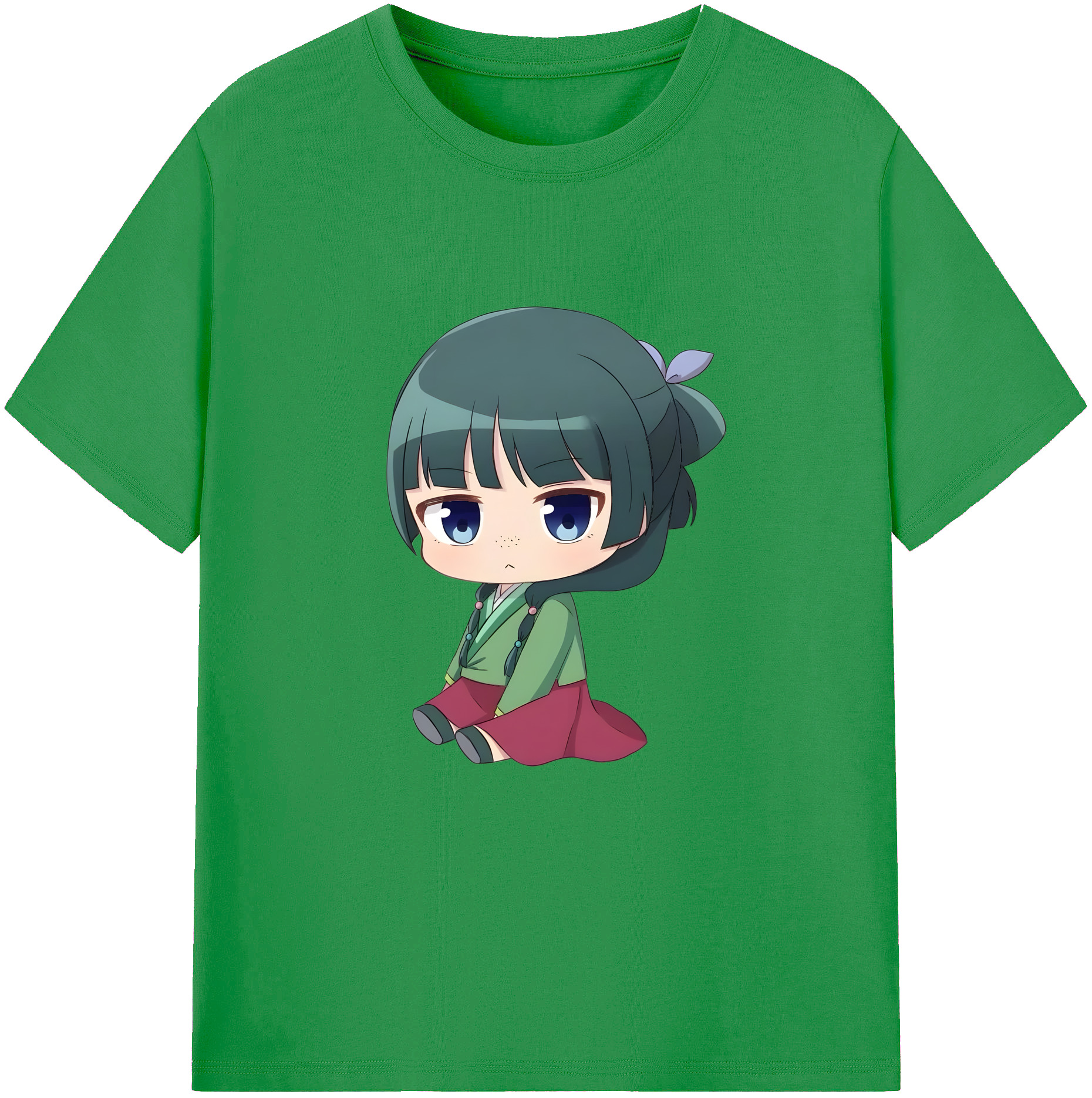 （画像用） 薬屋のひとりごと The Apothecary Diaries レディースカジュアルプリントTシャツ（綿100％）