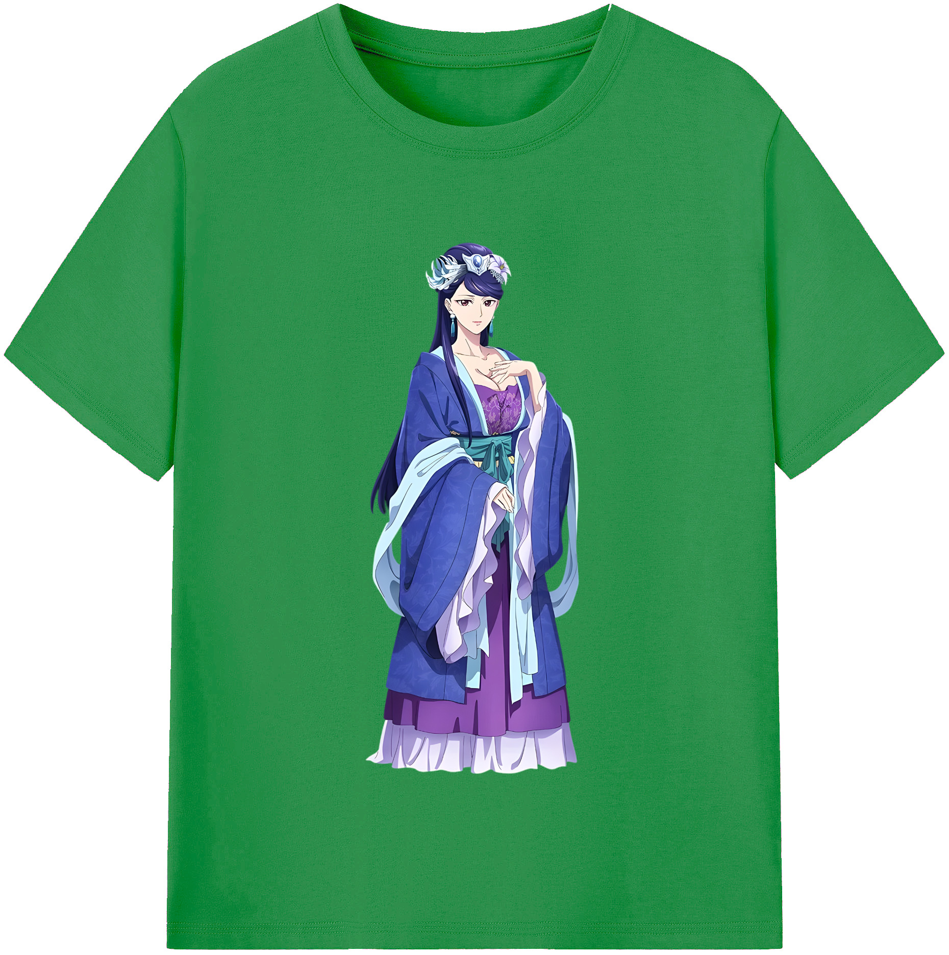 （画像用） 薬屋のひとりごと The Apothecary Diaries レディースカジュアルプリントTシャツ（綿100％）