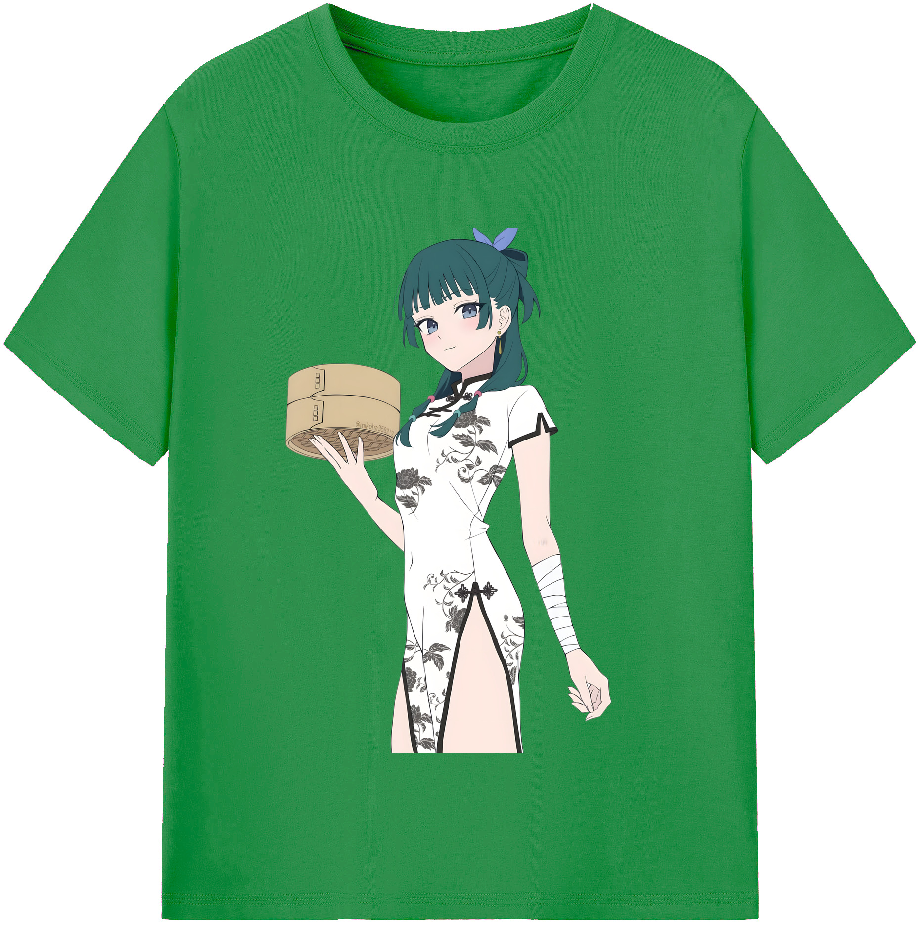 （画像用） 薬屋のひとりごと The Apothecary Diaries レディースカジュアルプリントTシャツ（綿100％）