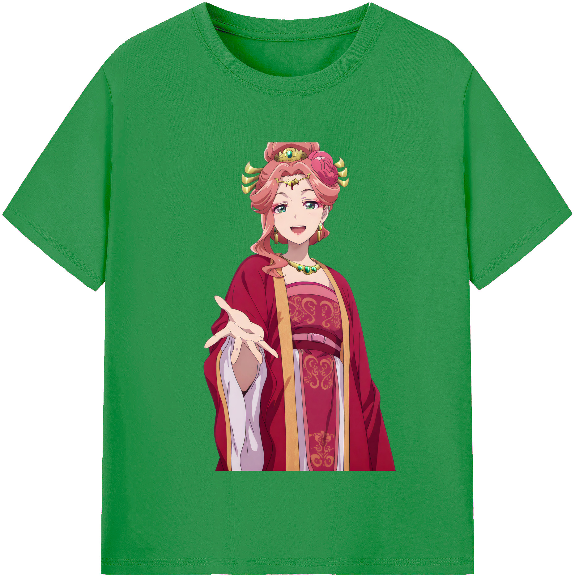 （画像用） 薬屋のひとりごと The Apothecary Diaries レディースカジュアルプリントTシャツ（綿100％）