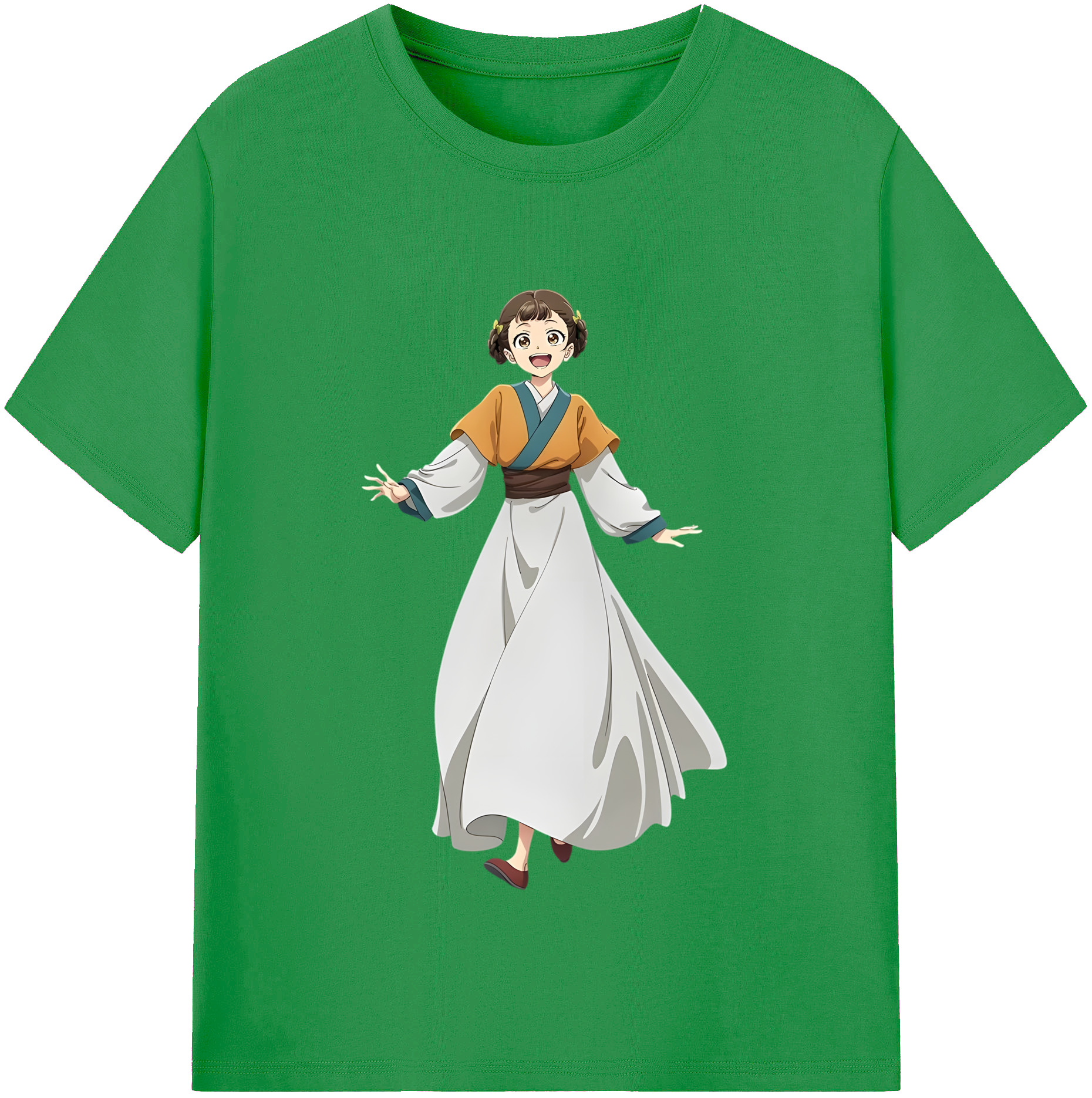 （画像用） 薬屋のひとりごと The Apothecary Diaries レディースカジュアルプリントTシャツ（綿100％）