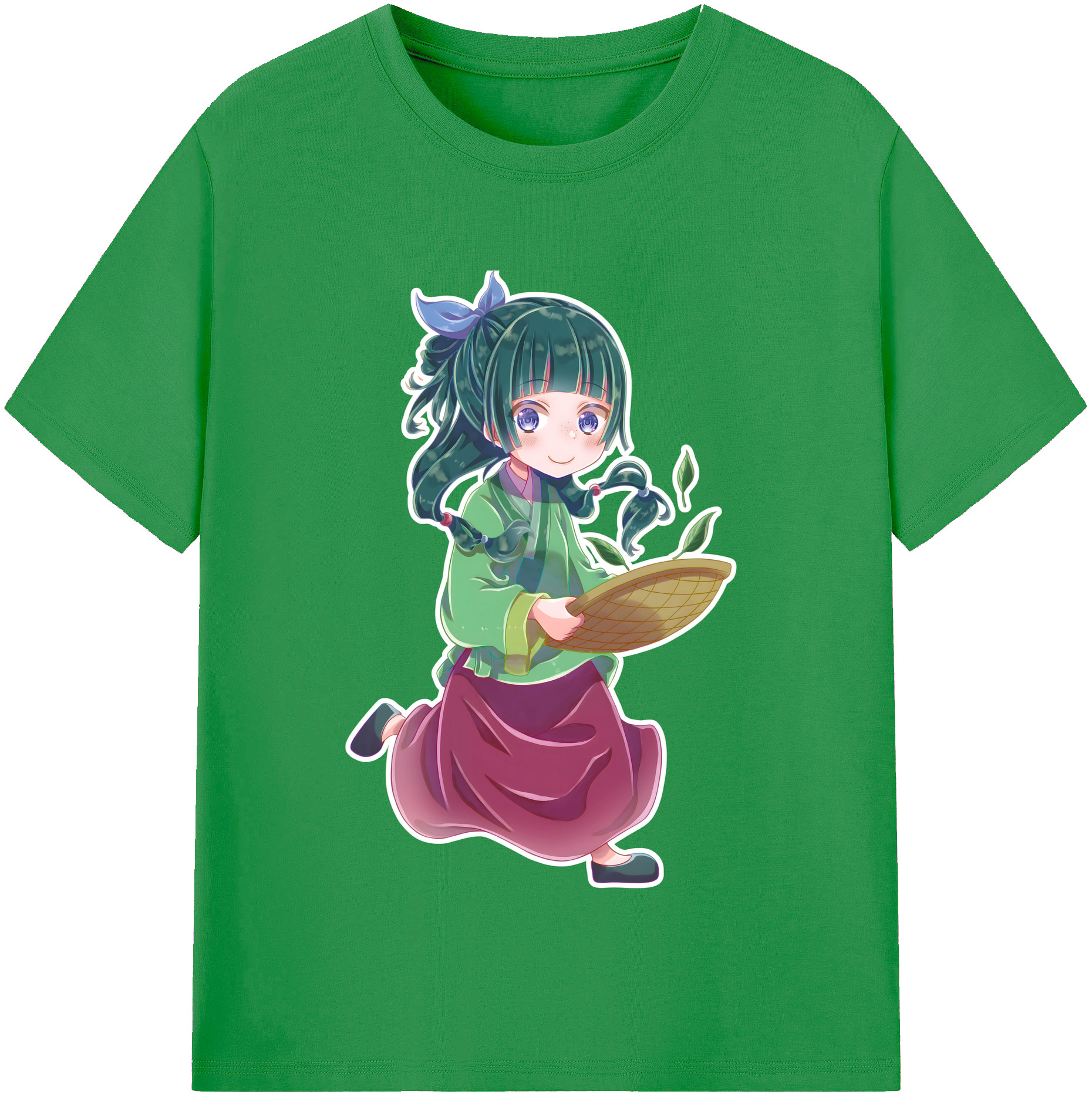 （画像用） 薬屋のひとりごと The Apothecary Diaries レディースカジュアルプリントTシャツ（綿100％）