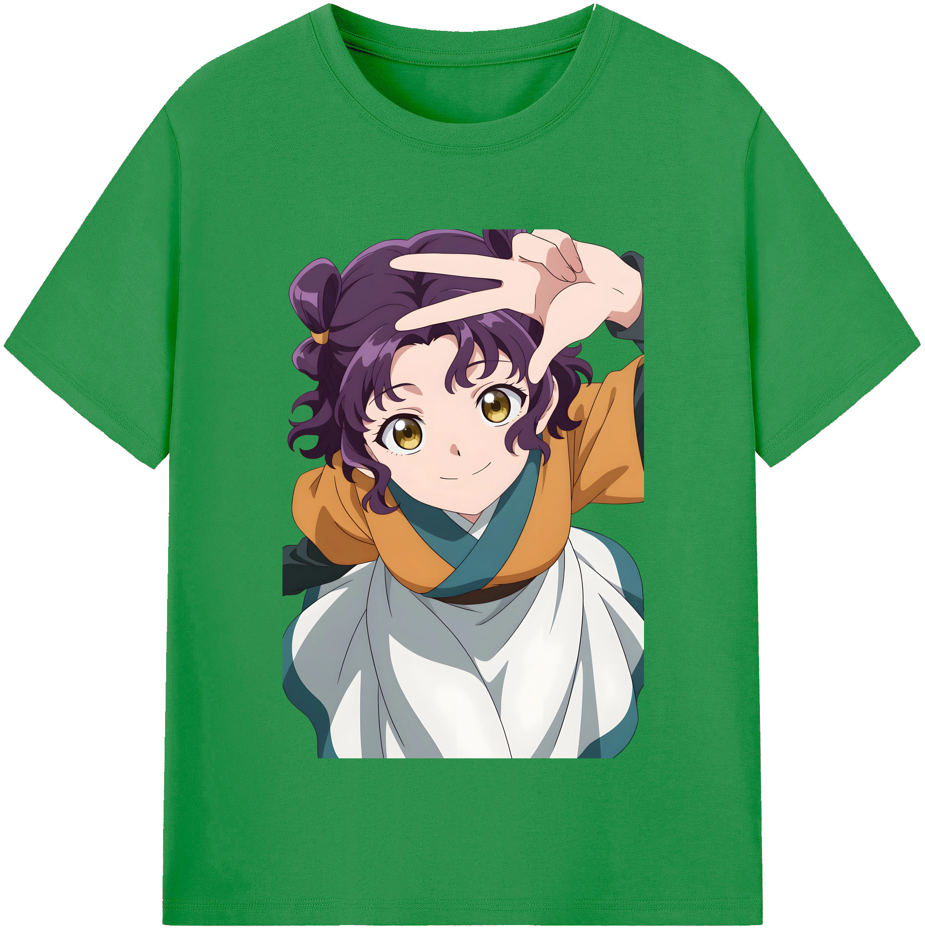 （画像用） 薬屋のひとりごと The Apothecary Diaries レディースカジュアルプリントTシャツ（綿100％）