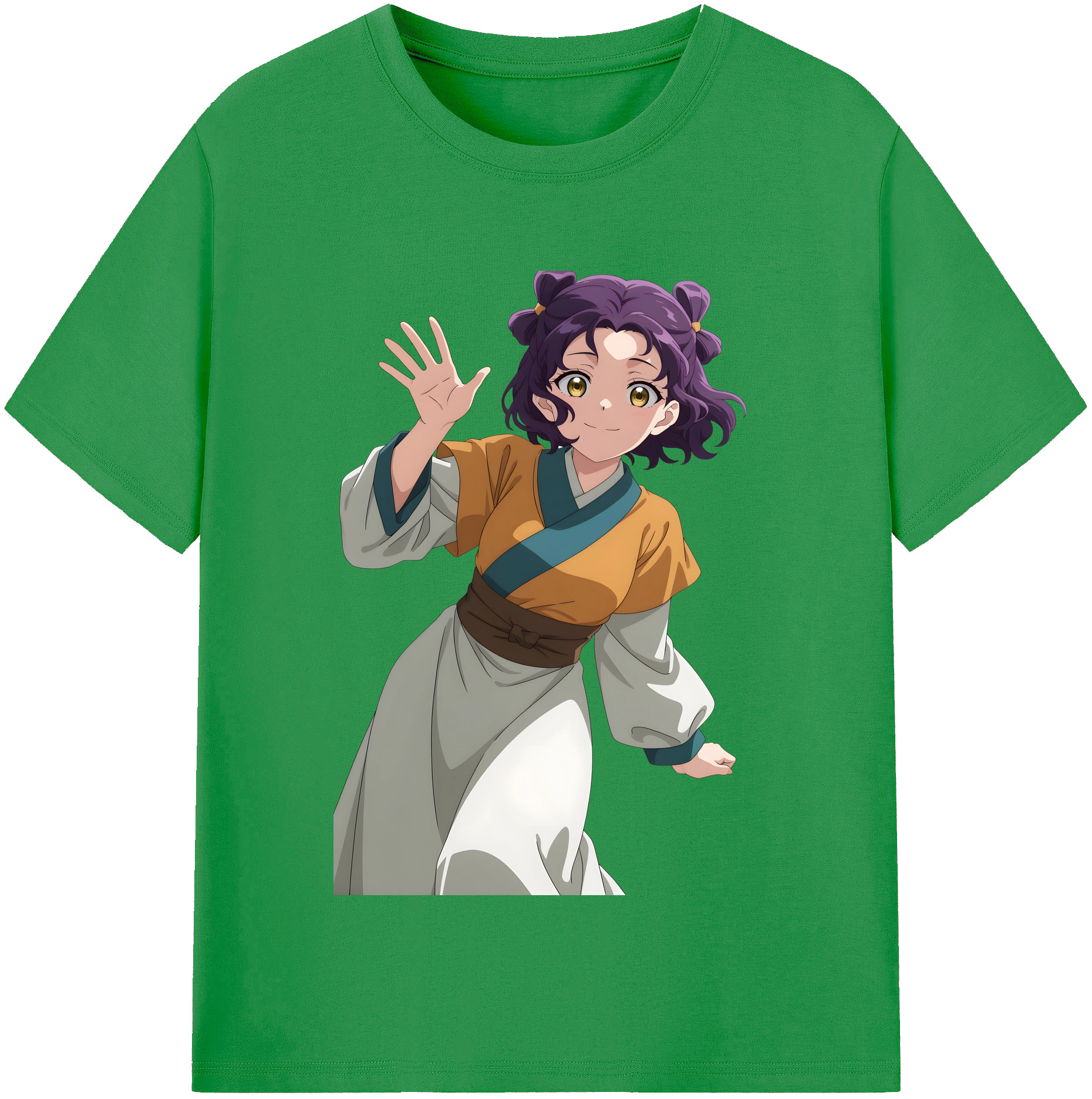 （画像用） 薬屋のひとりごと The Apothecary Diaries レディースカジュアルプリントTシャツ（綿100％）