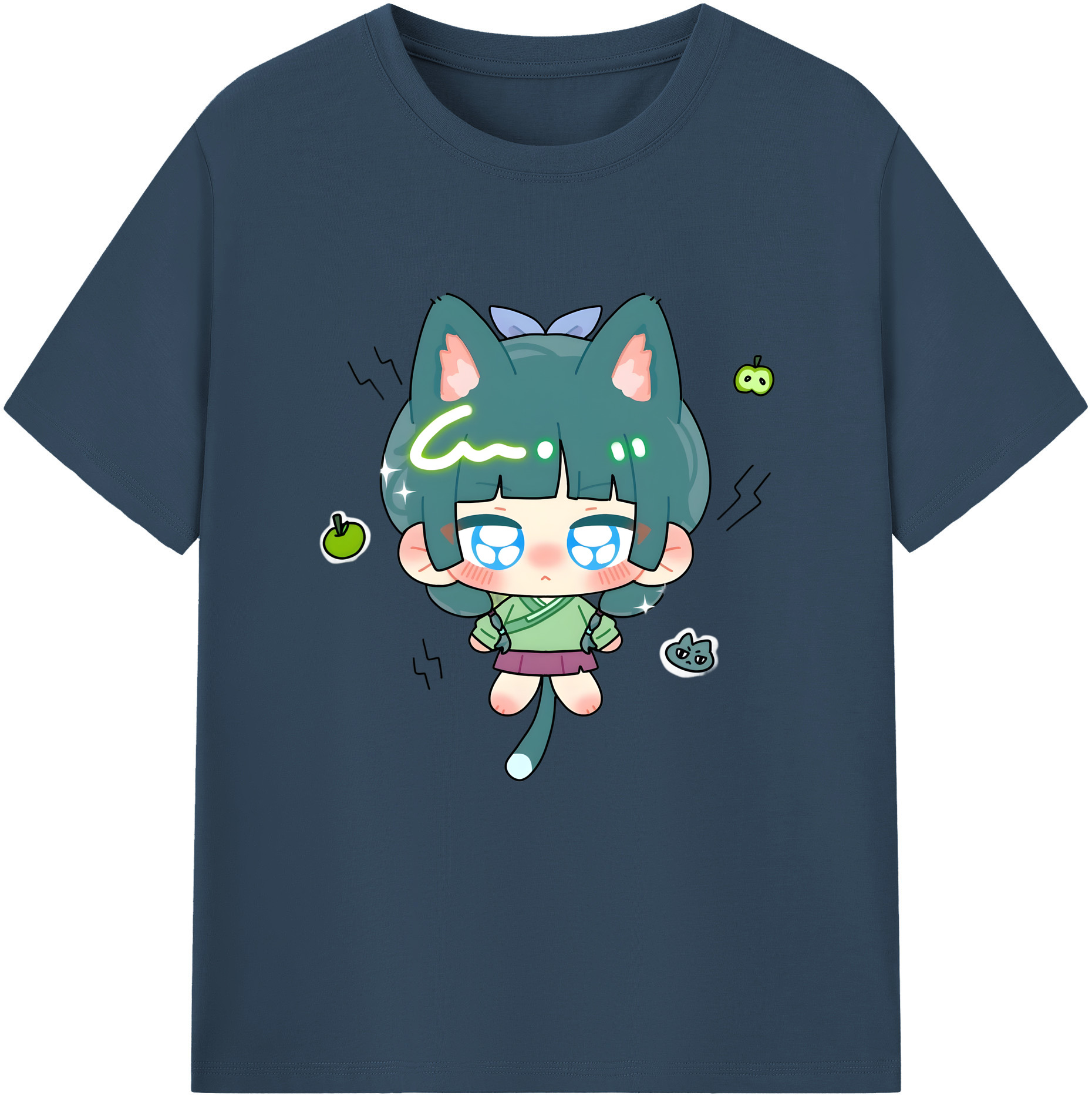 （画像用） 薬屋のひとりごと The Apothecary Diaries レディースカジュアルプリントTシャツ（綿100％）