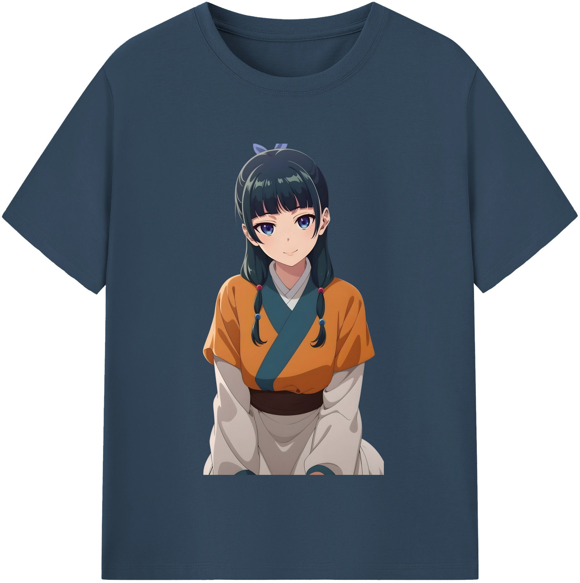 （画像用） 薬屋のひとりごと The Apothecary Diaries レディースカジュアルプリントTシャツ（綿100％）