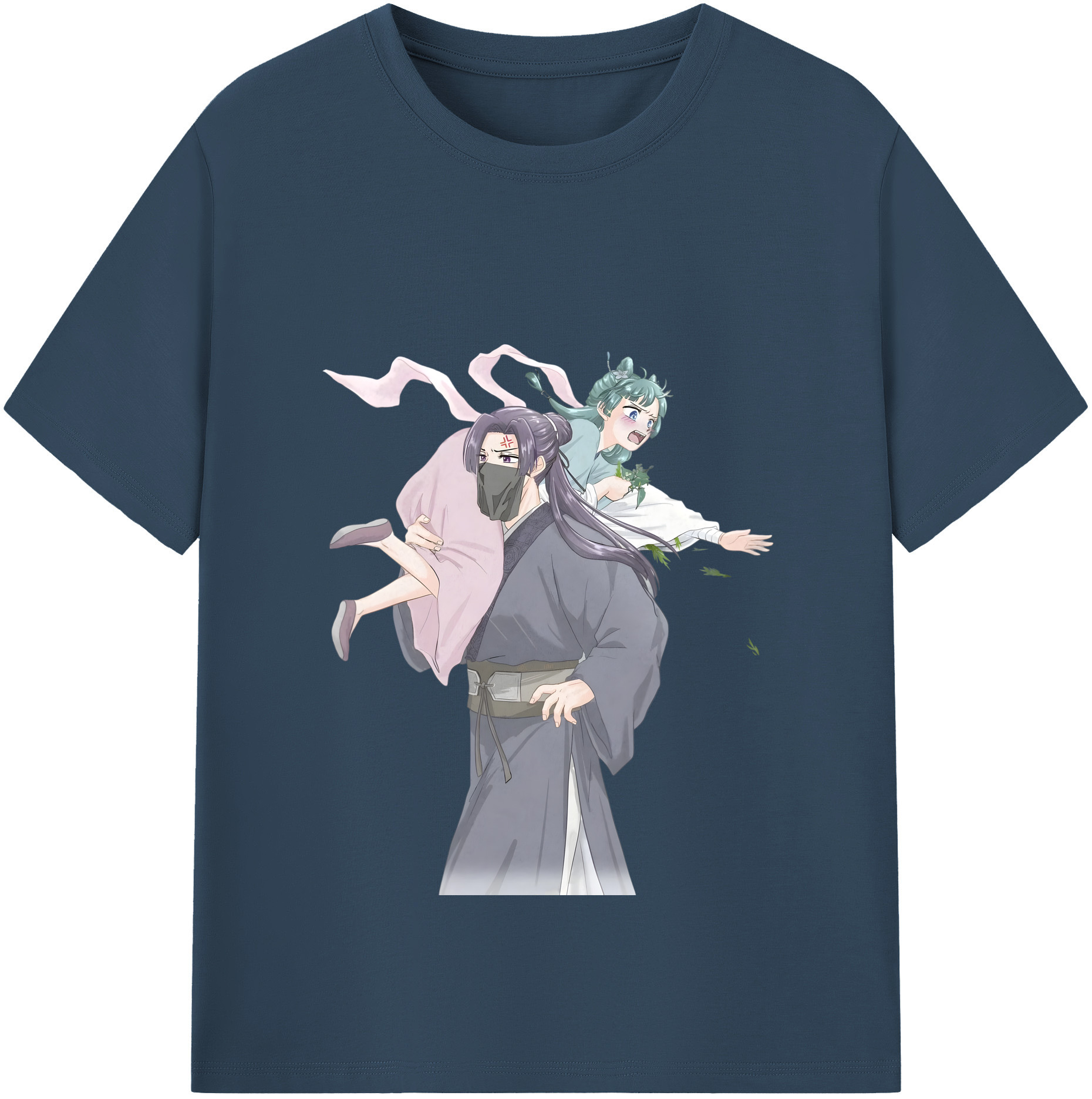 （画像用） 薬屋のひとりごと The Apothecary Diaries レディースカジュアルプリントTシャツ（綿100％）