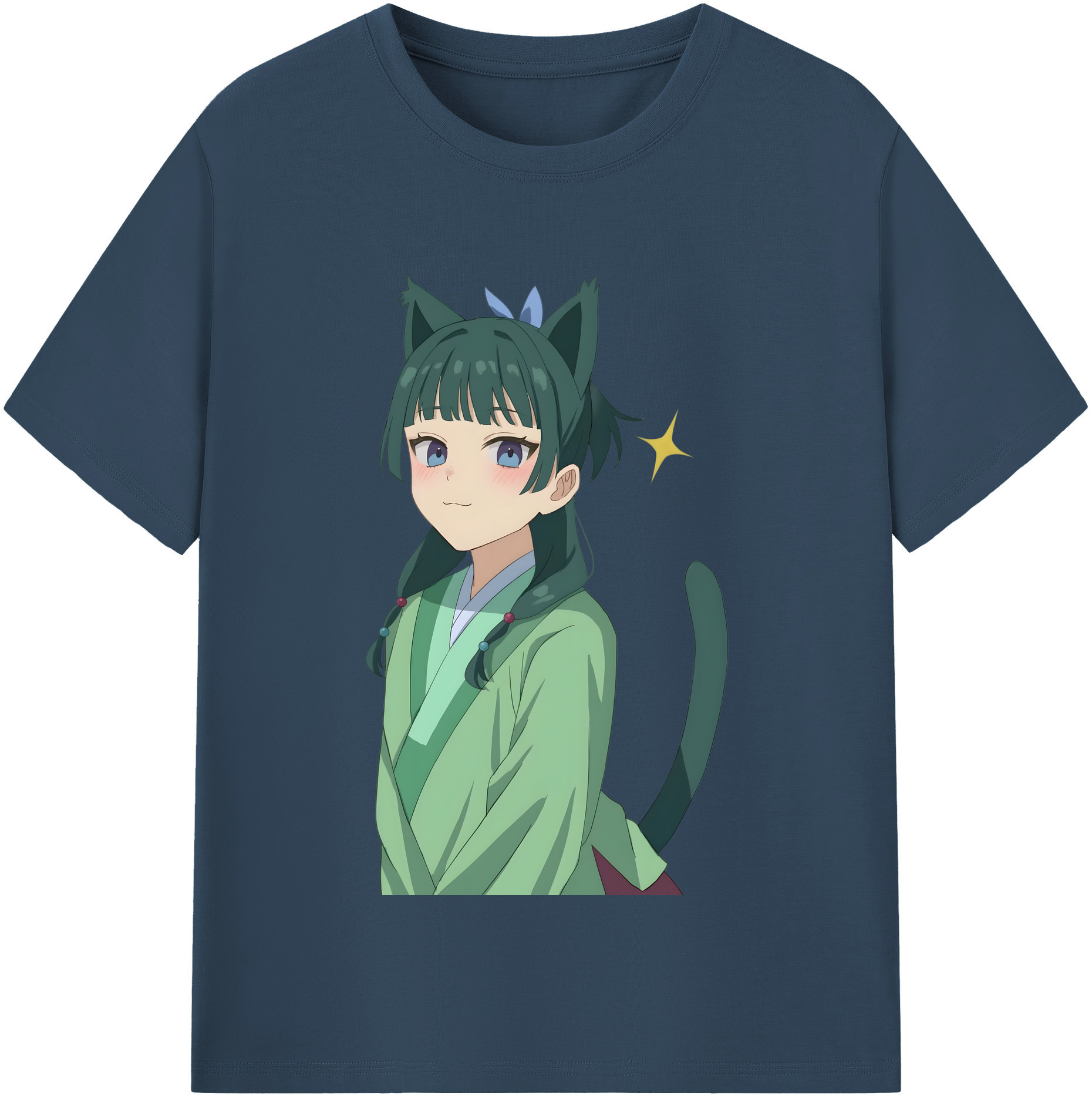 （画像用） 薬屋のひとりごと The Apothecary Diaries レディースカジュアルプリントTシャツ（綿100％）