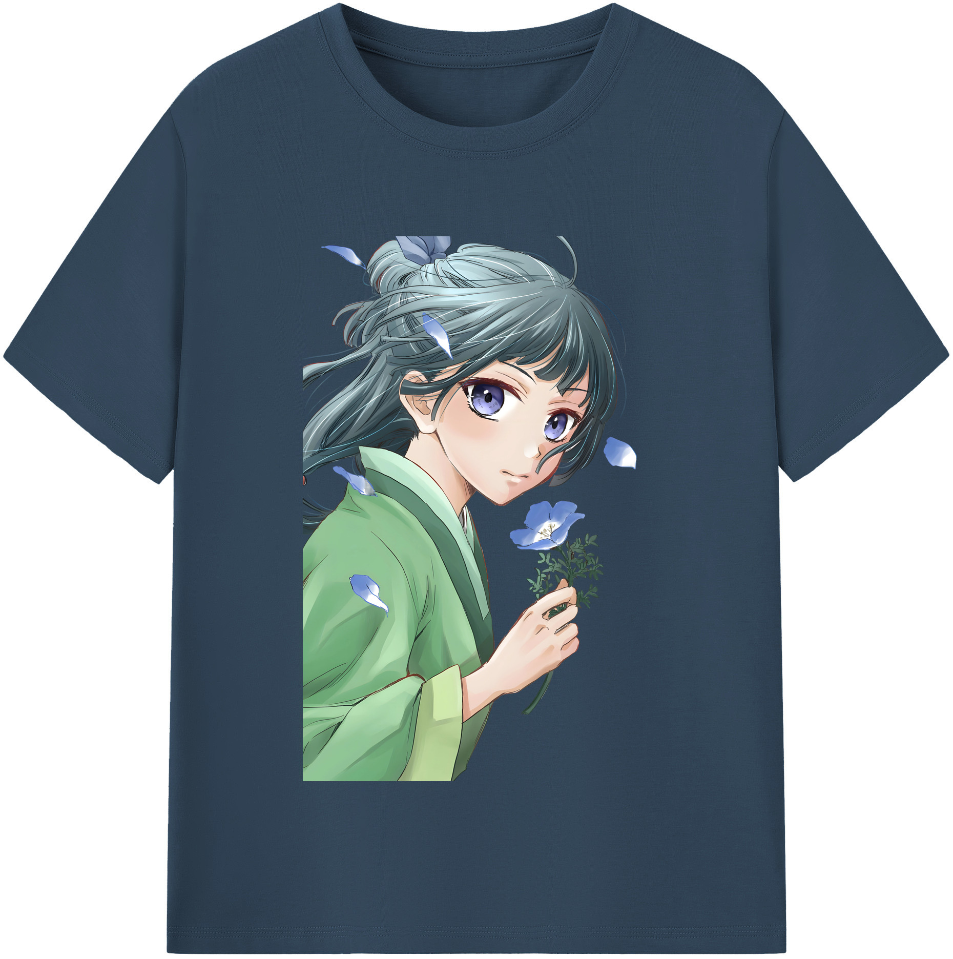 （画像用） 薬屋のひとりごと The Apothecary Diaries レディースカジュアルプリントTシャツ（綿100％）