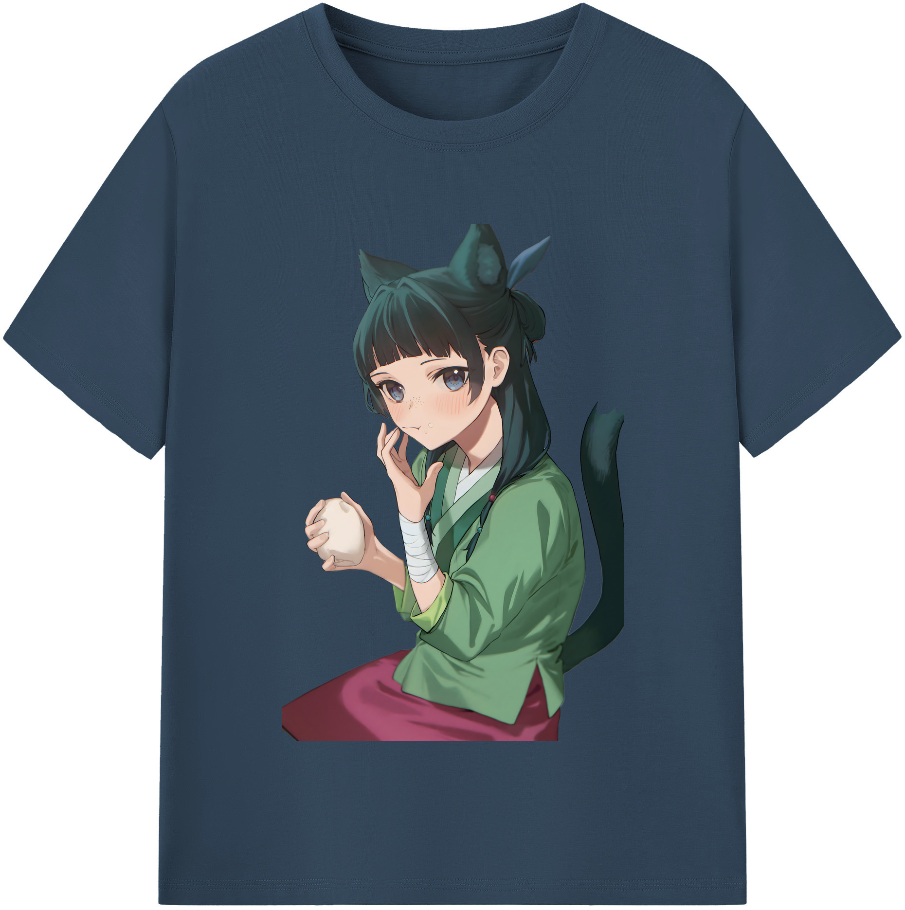 （画像用） 薬屋のひとりごと The Apothecary Diaries レディースカジュアルプリントTシャツ（綿100％）