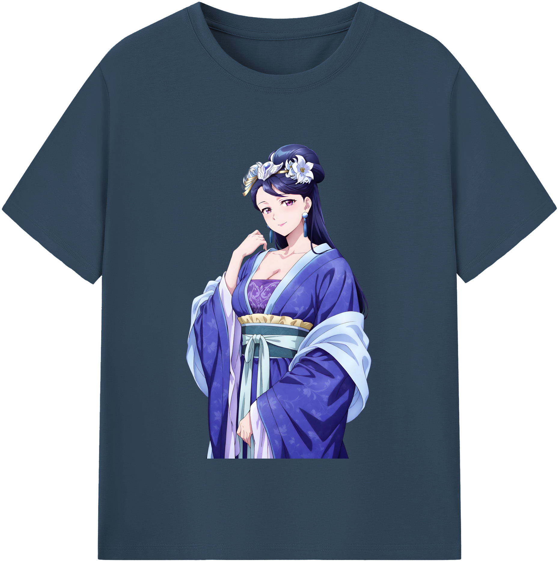 （画像用） 薬屋のひとりごと The Apothecary Diaries レディースカジュアルプリントTシャツ（綿100％）