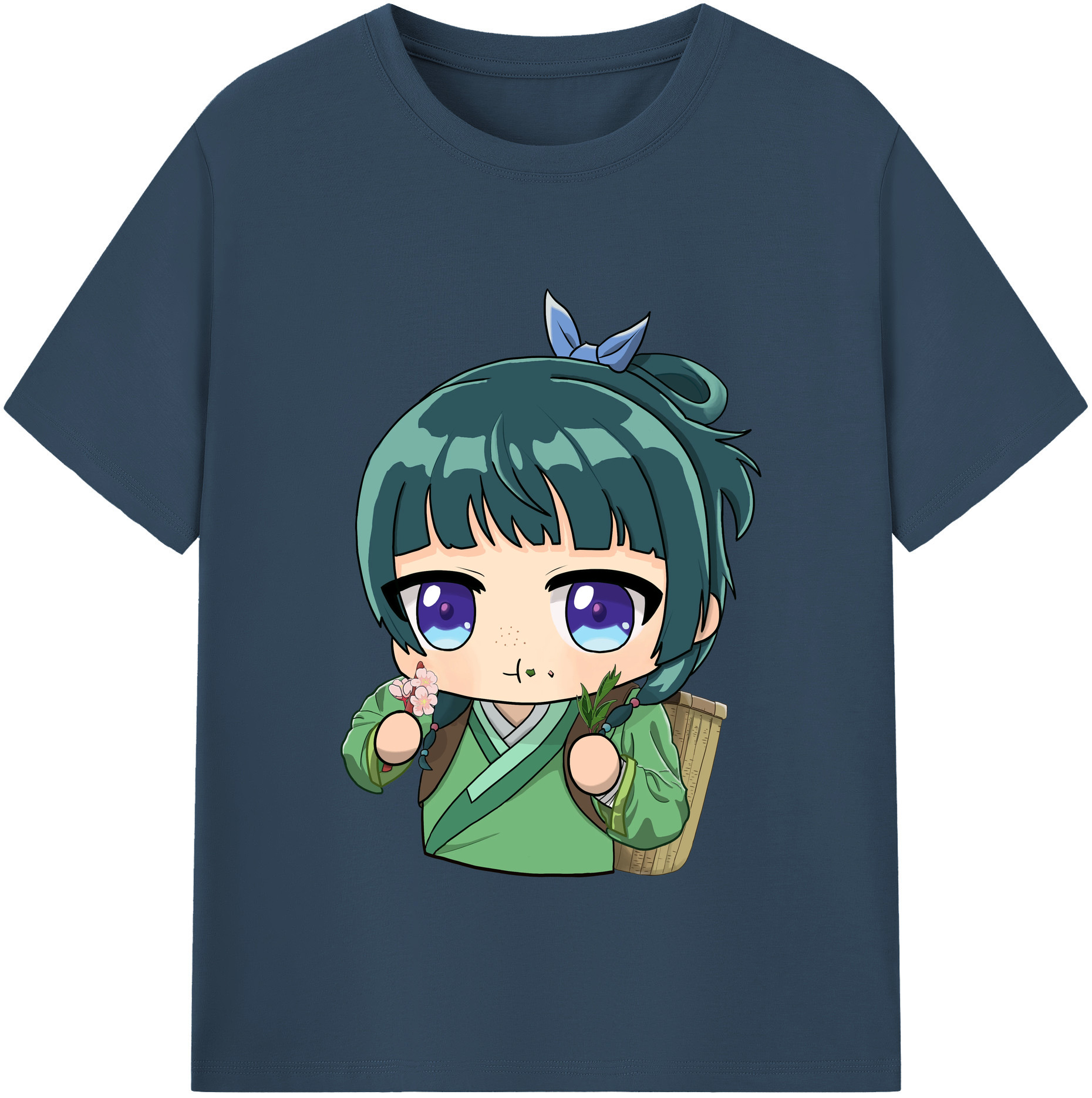 （画像用） 薬屋のひとりごと The Apothecary Diaries レディースカジュアルプリントTシャツ（綿100％）
