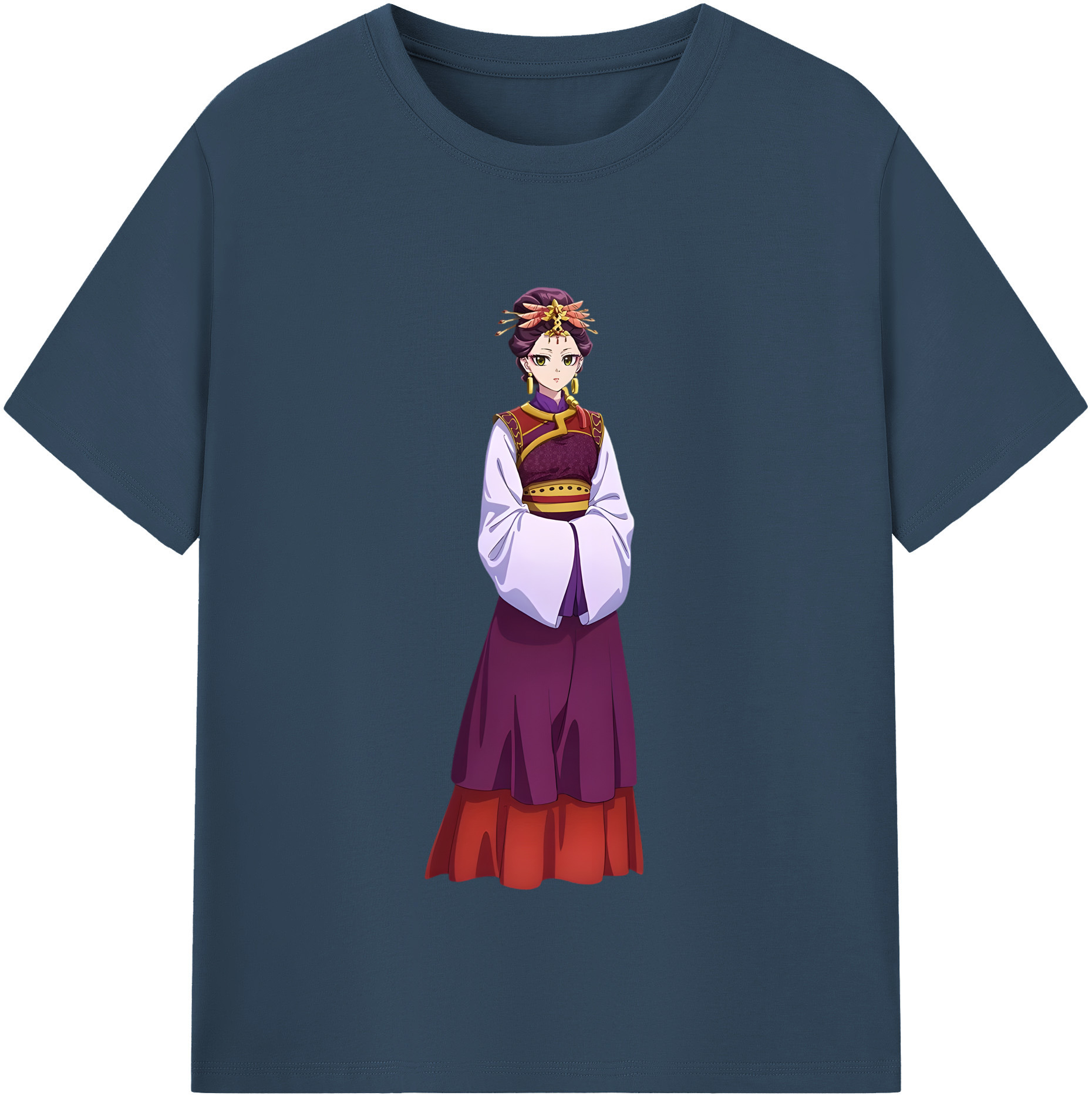 （画像用） 薬屋のひとりごと The Apothecary Diaries レディースカジュアルプリントTシャツ（綿100％）