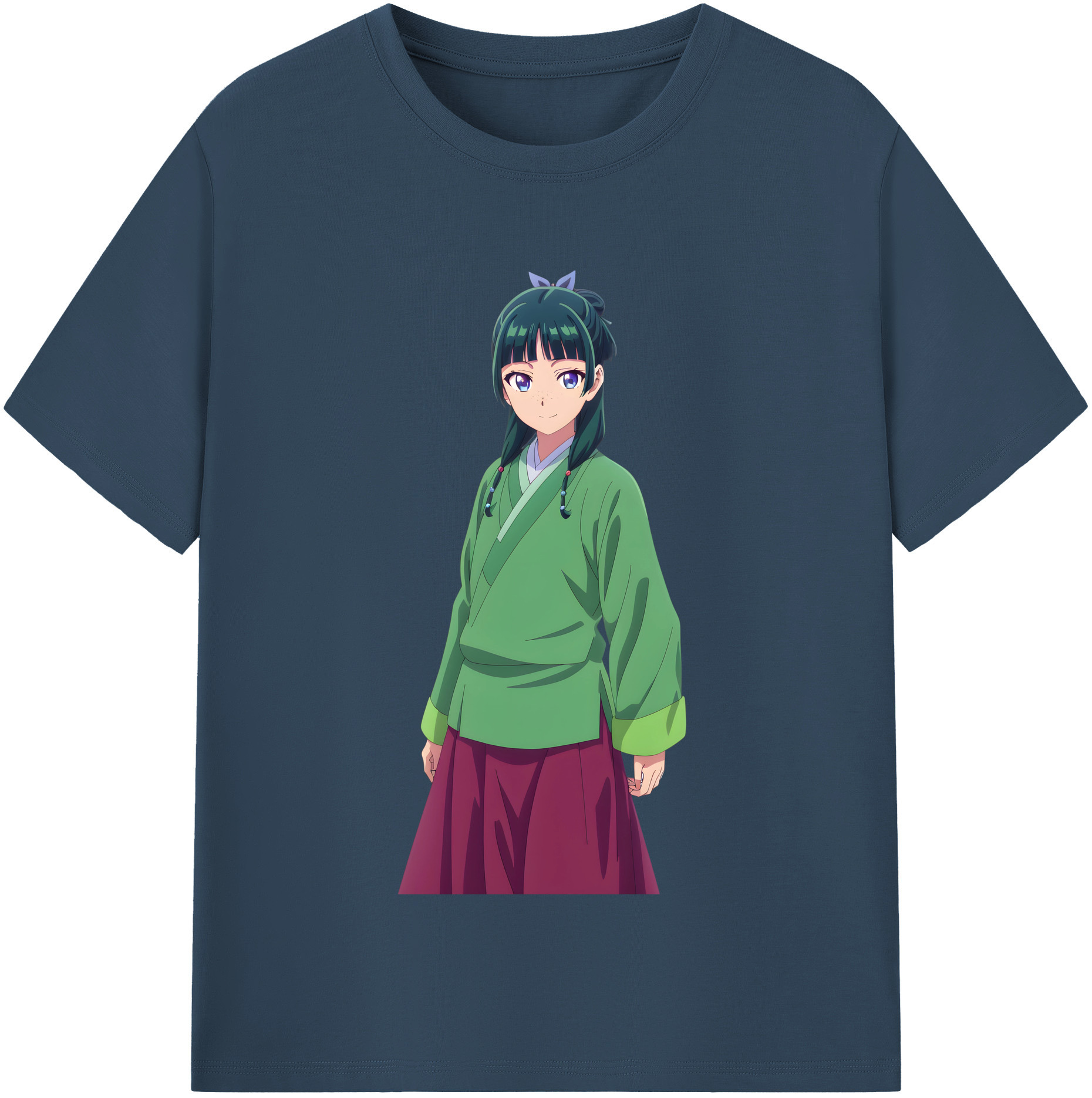 （画像用） 薬屋のひとりごと The Apothecary Diaries レディースカジュアルプリントTシャツ（綿100％）