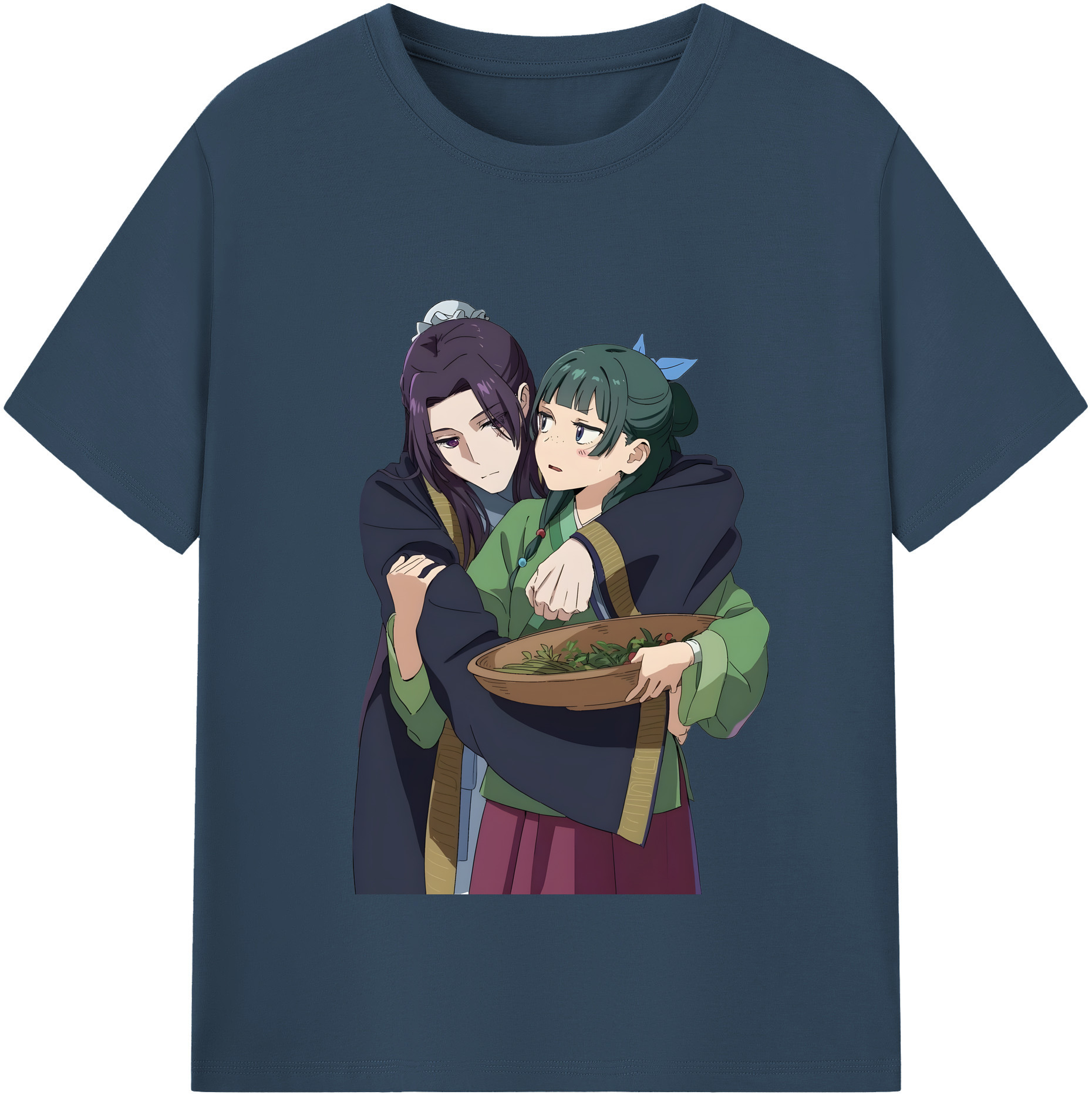 （画像用） 薬屋のひとりごと The Apothecary Diaries レディースカジュアルプリントTシャツ（綿100％）