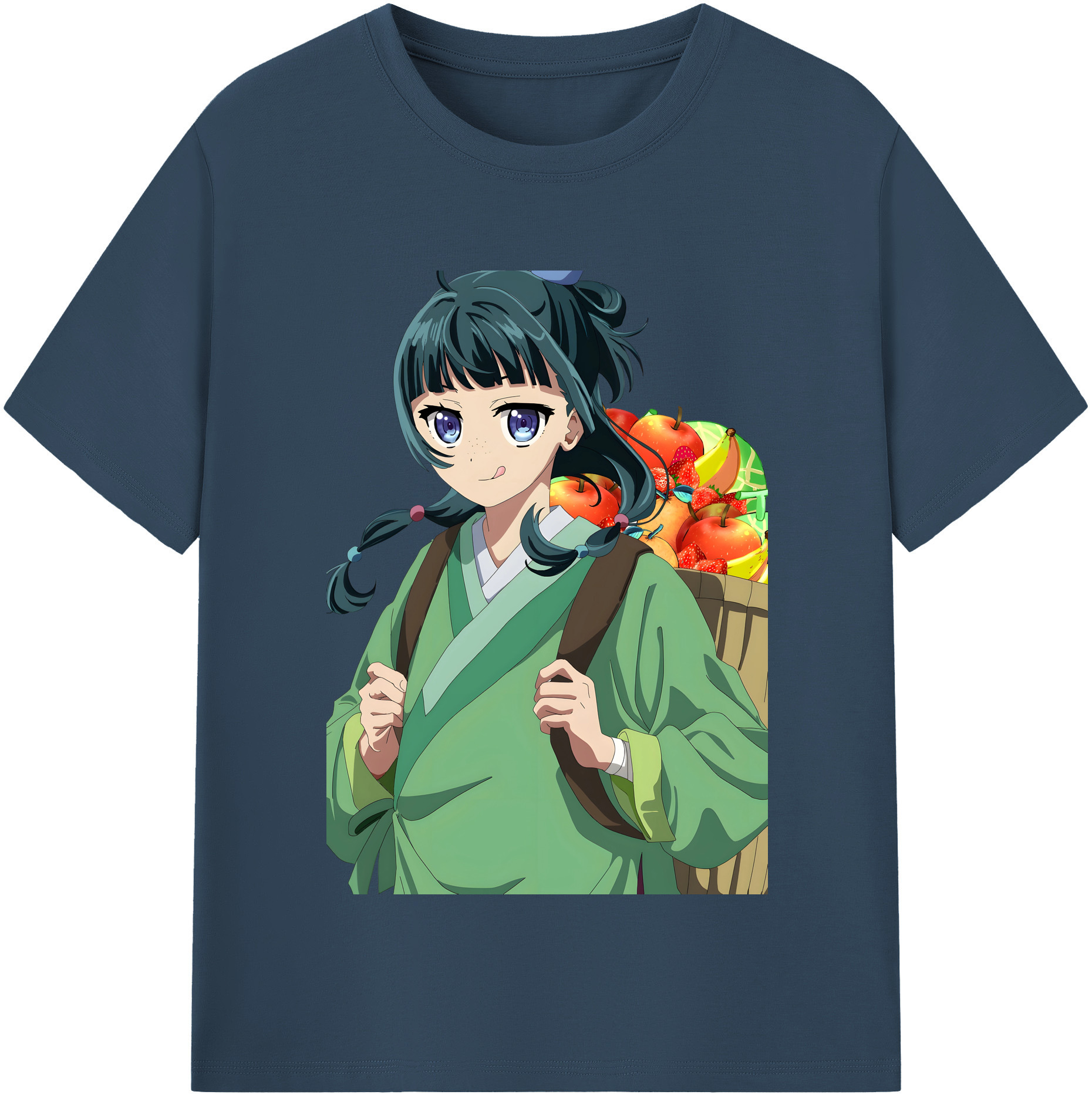 （画像用） 薬屋のひとりごと The Apothecary Diaries レディースカジュアルプリントTシャツ（綿100％）