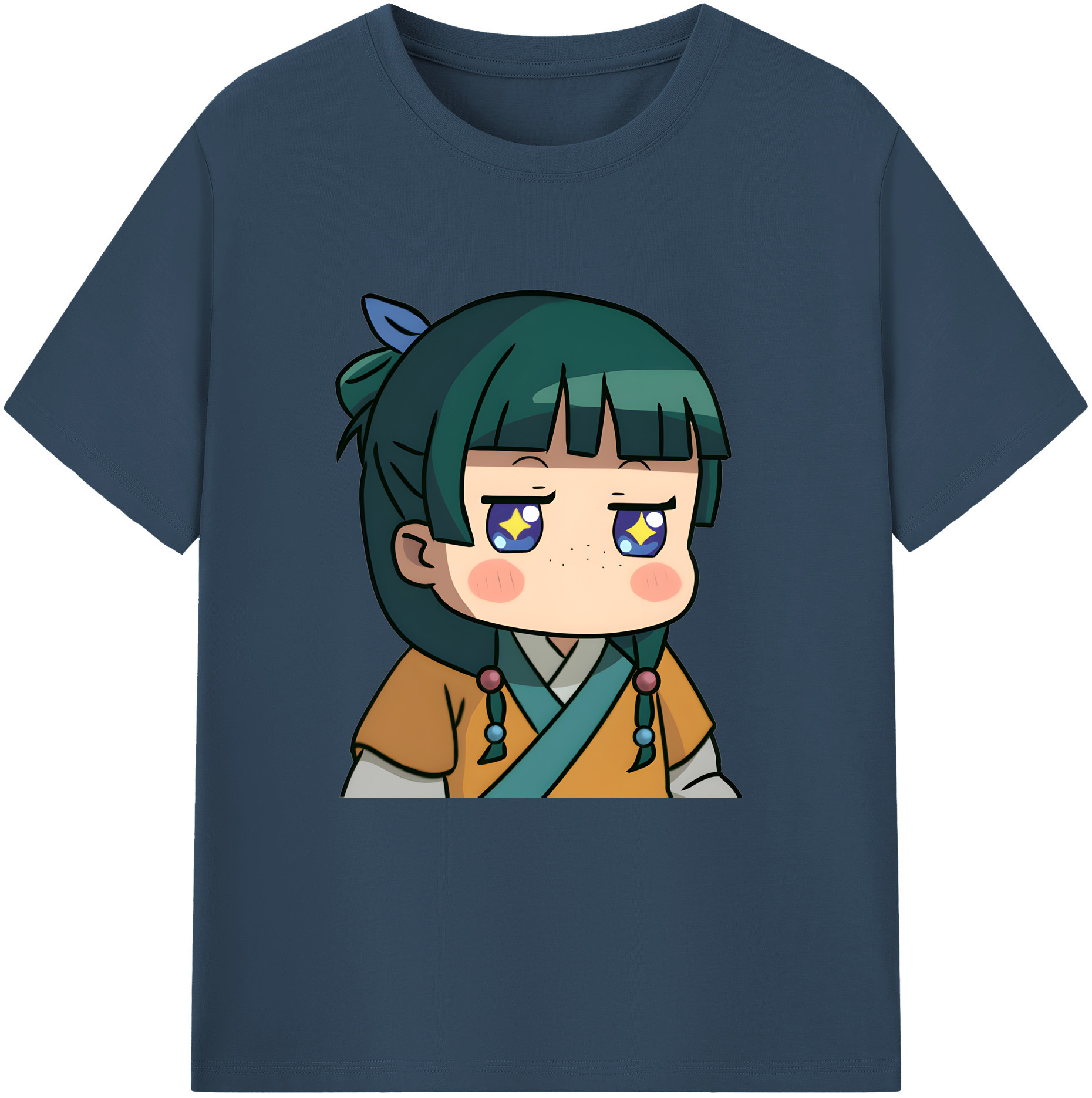 （画像用） 薬屋のひとりごと The Apothecary Diaries レディースカジュアルプリントTシャツ（綿100％）