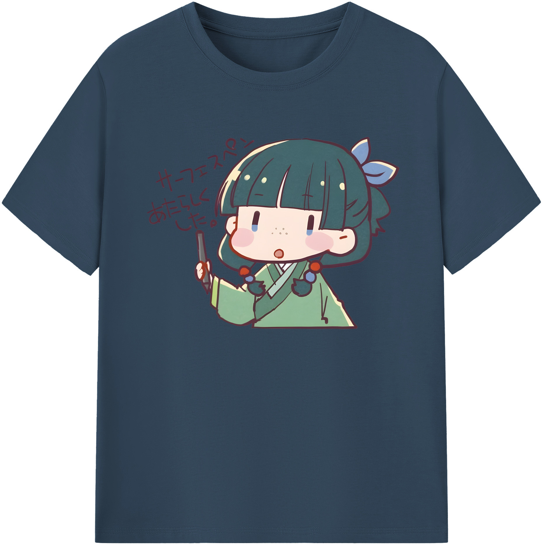 （画像用） 薬屋のひとりごと The Apothecary Diaries レディースカジュアルプリントTシャツ（綿100％）